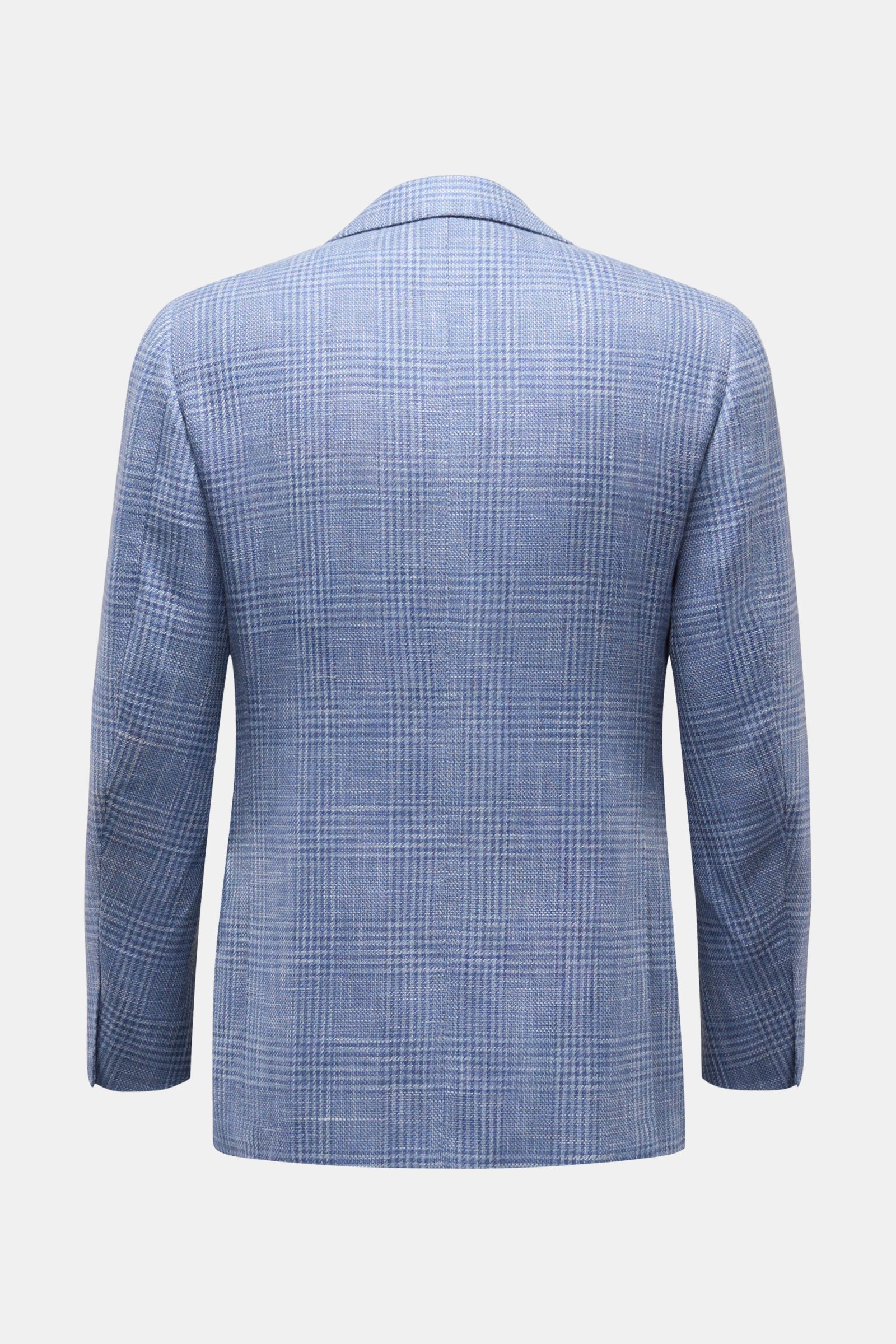 Cesare Attolini Sakko blau/rauchblau kariert