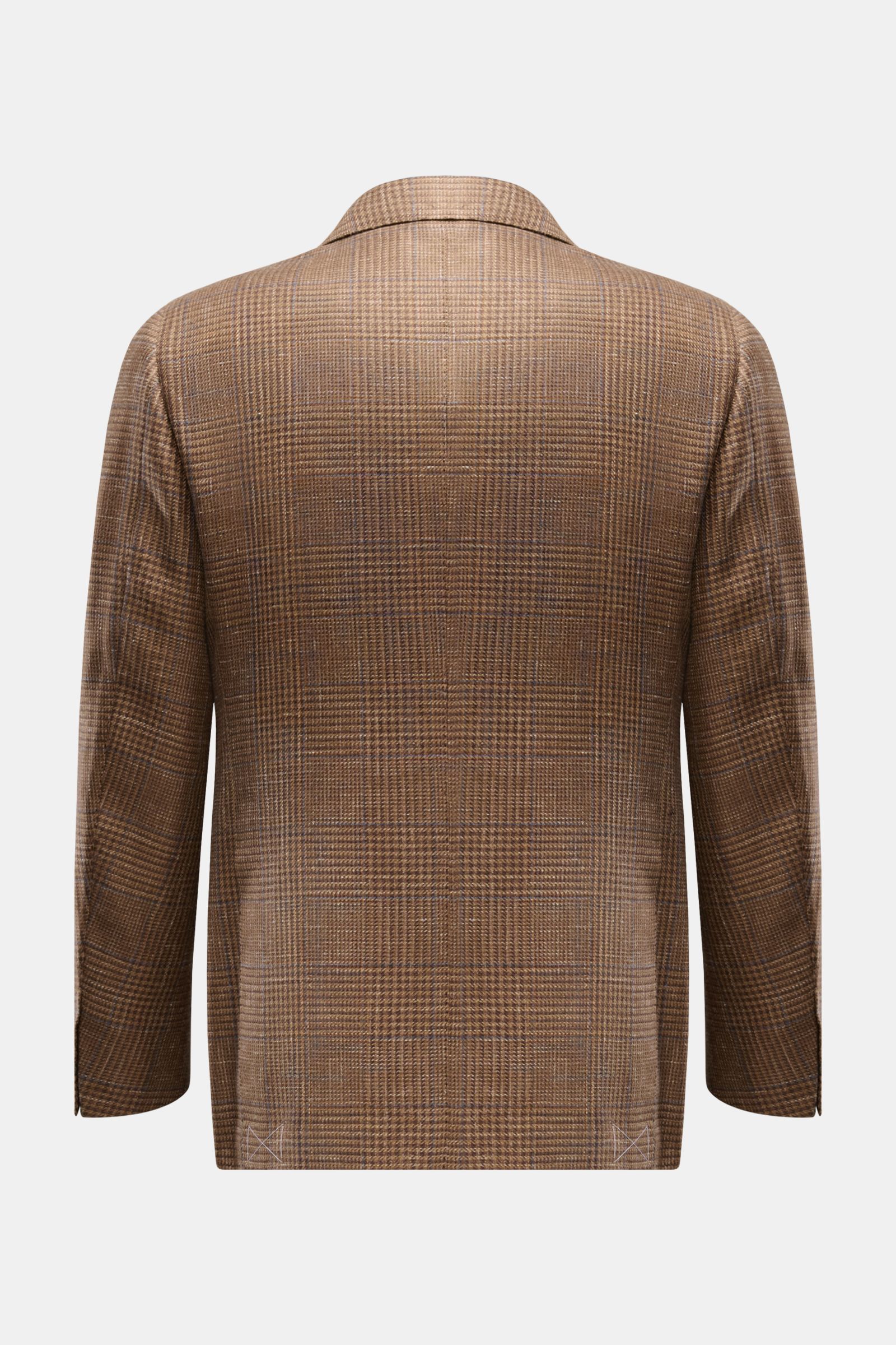 Cesare Attolini Sakko braun/dunkelbraun kariert
