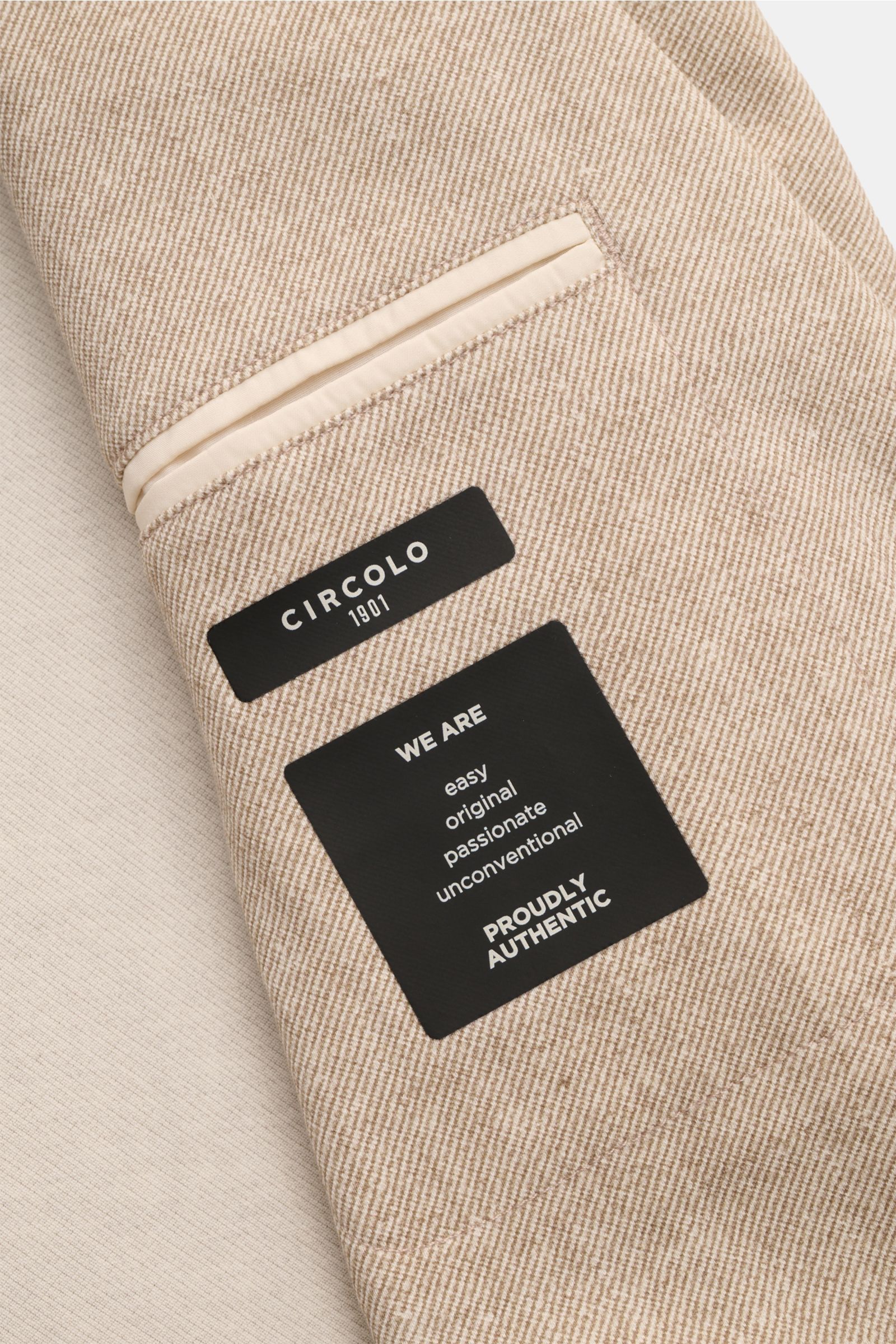 Circolo 1901 Jersey jacket beige mottled