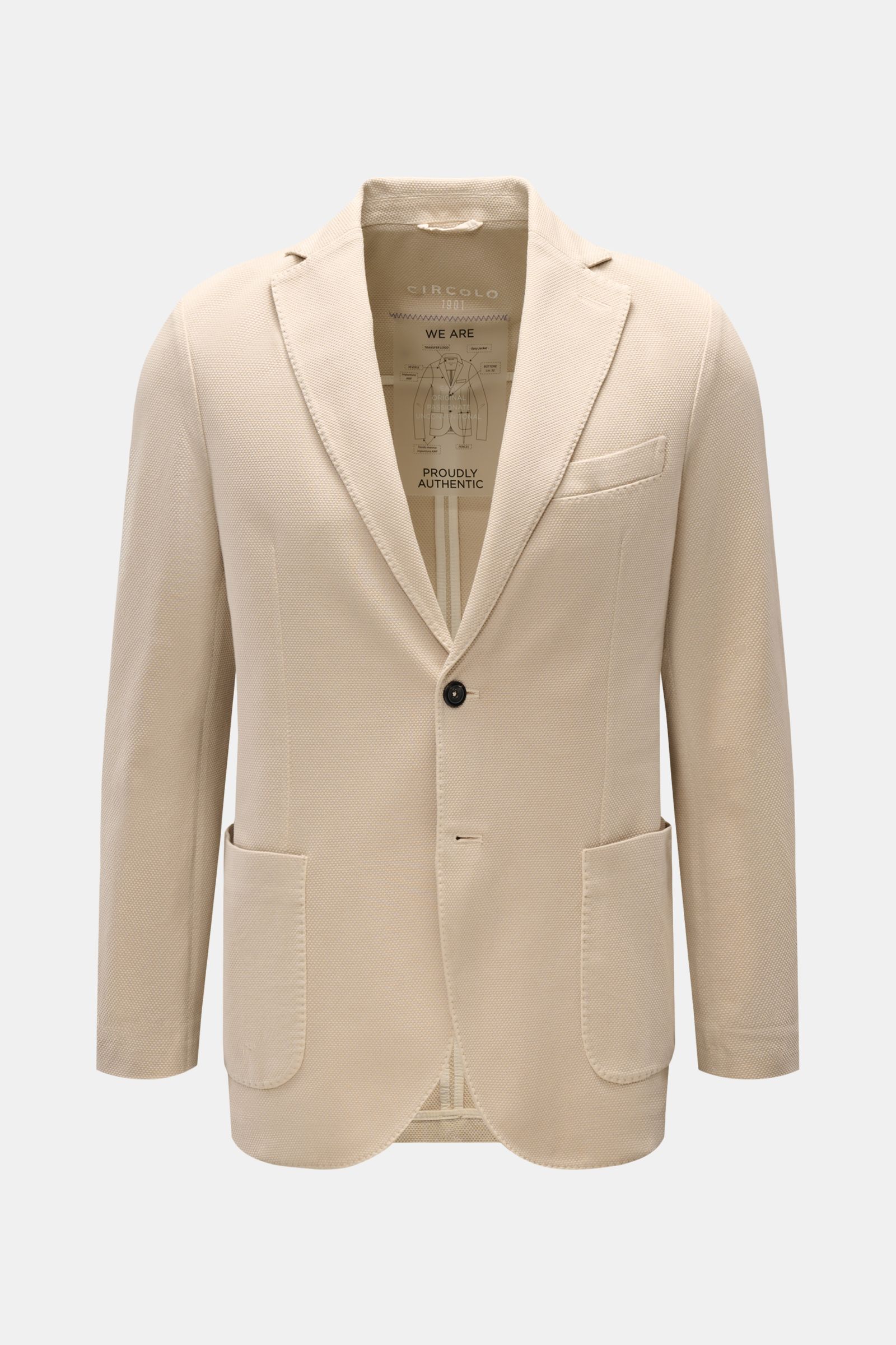 Circolo 1901 Jersey jacket sand