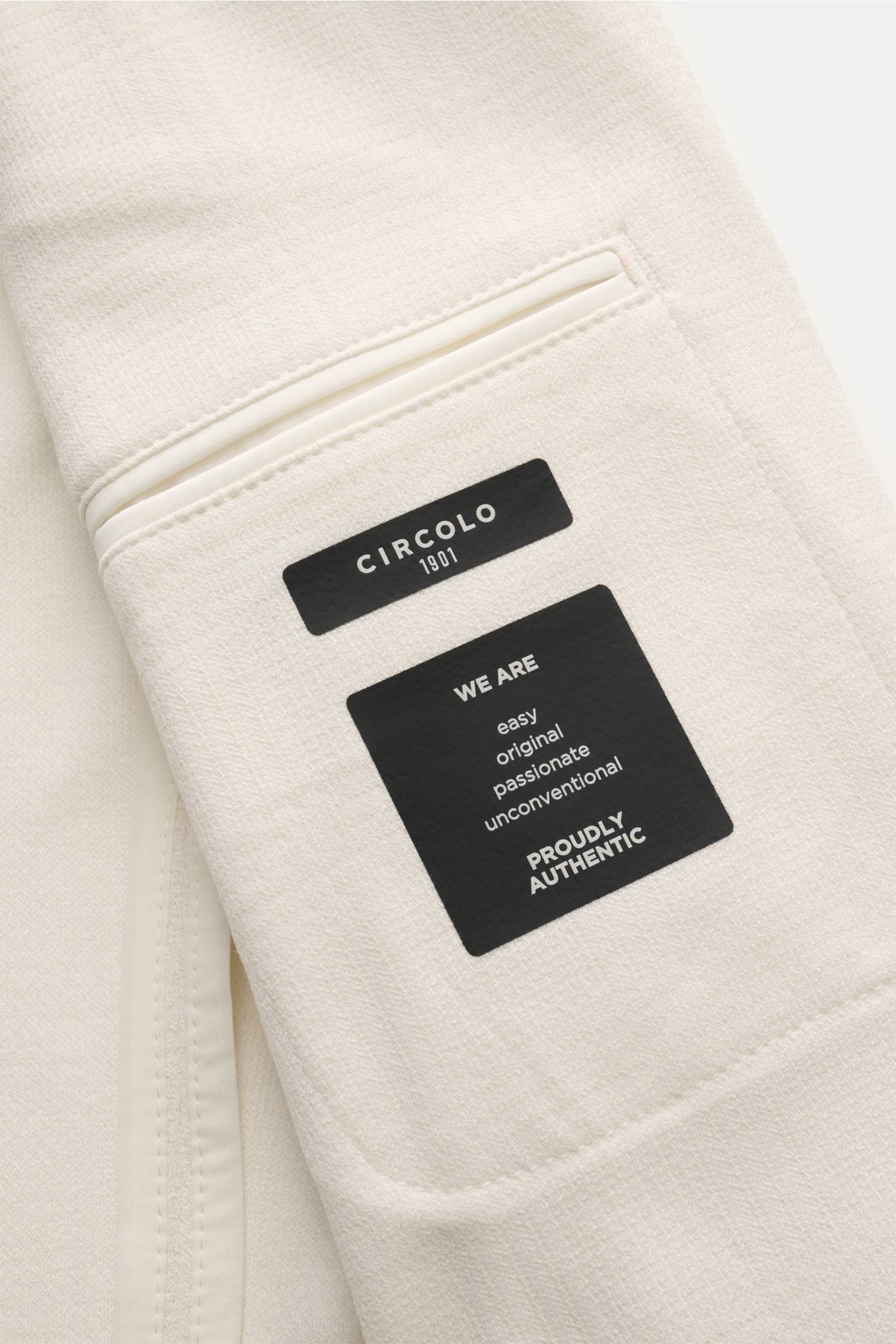 Circolo 1901 Jersey-Sakko offwhite