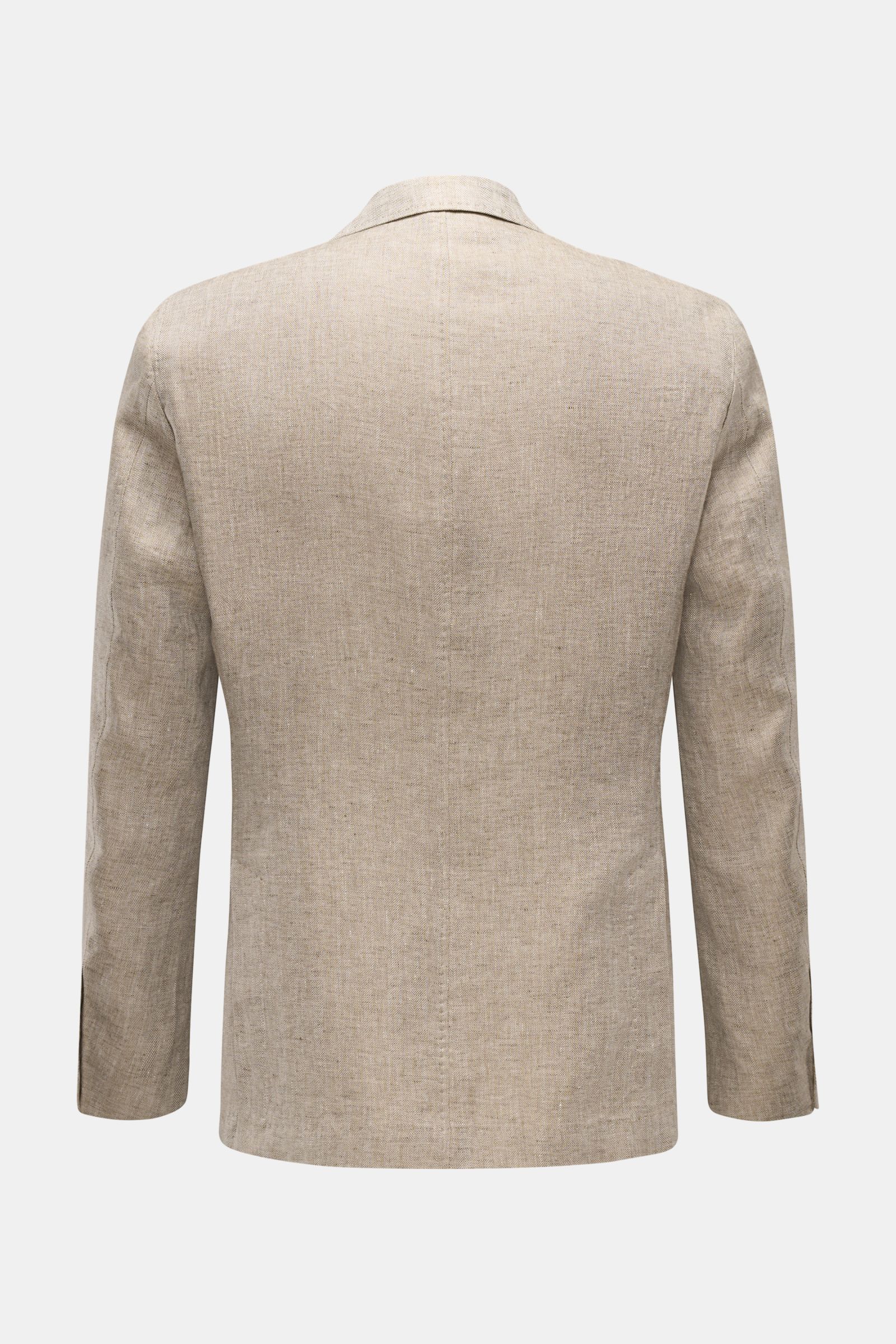 Windsor Linen jacket 'Giro' beige patterned