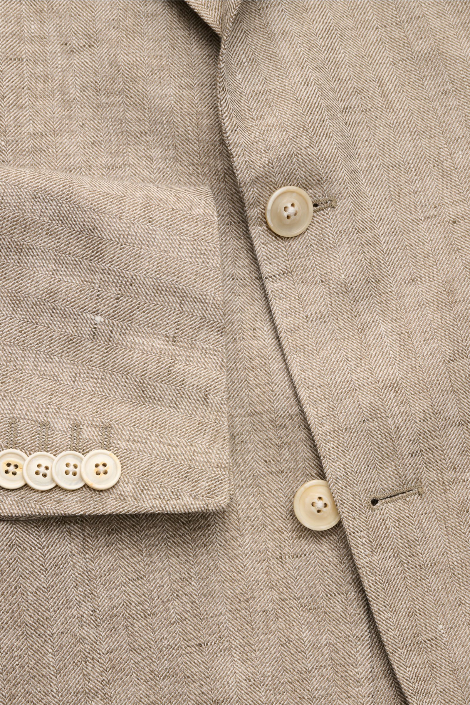 Windsor Linen jacket 'Giro' beige patterned