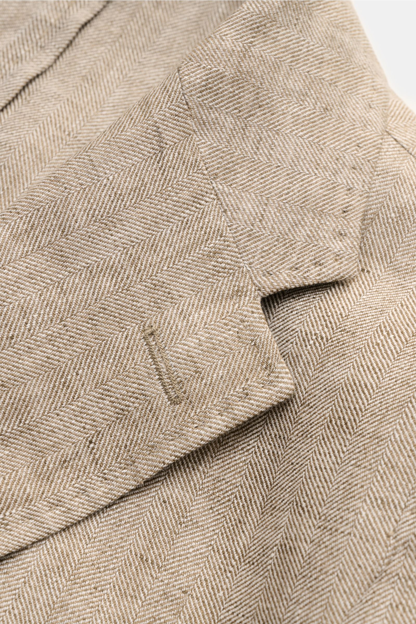 Windsor Linen jacket 'Giro' beige patterned