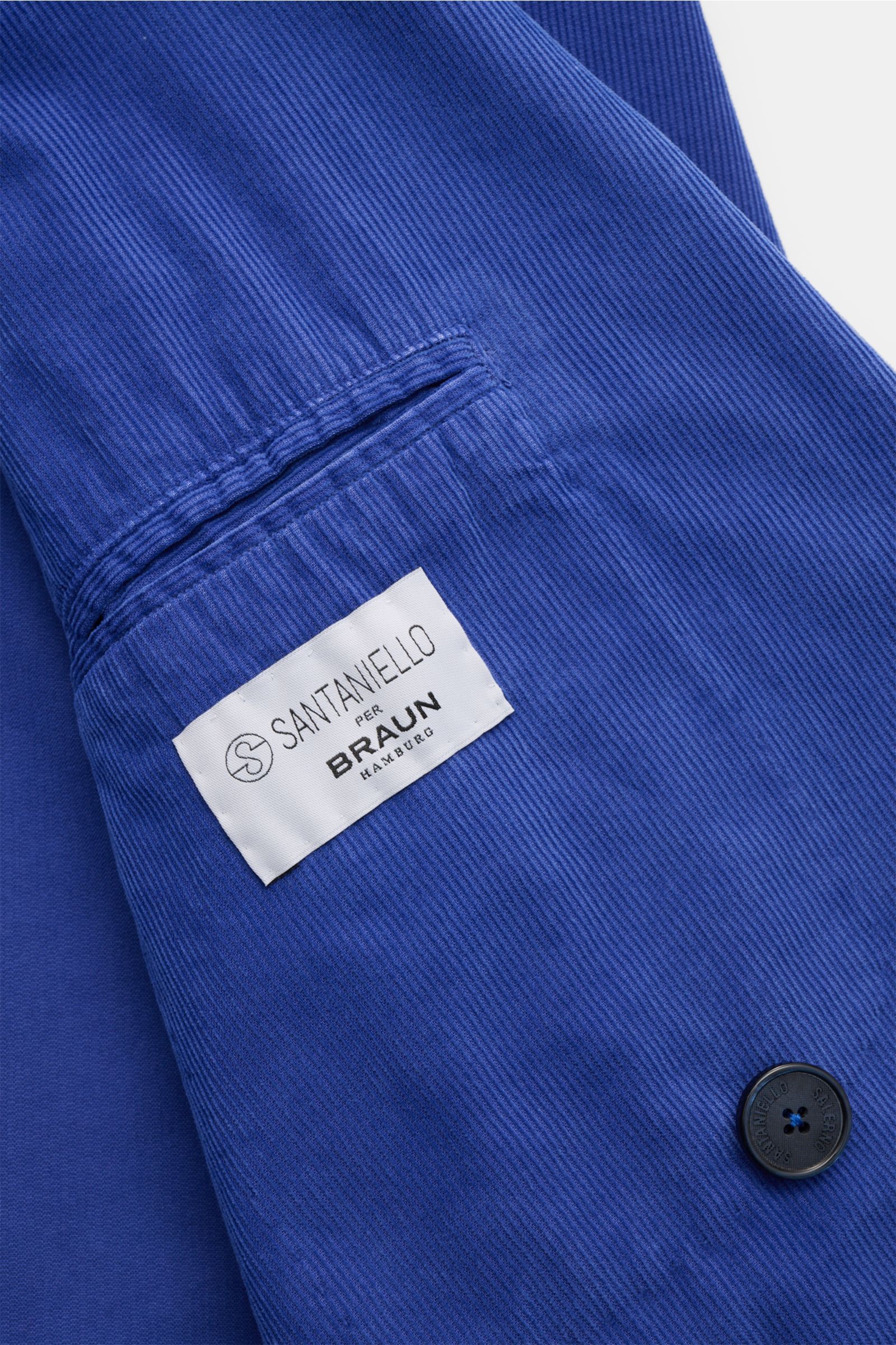 Santaniello Cordsakko blau