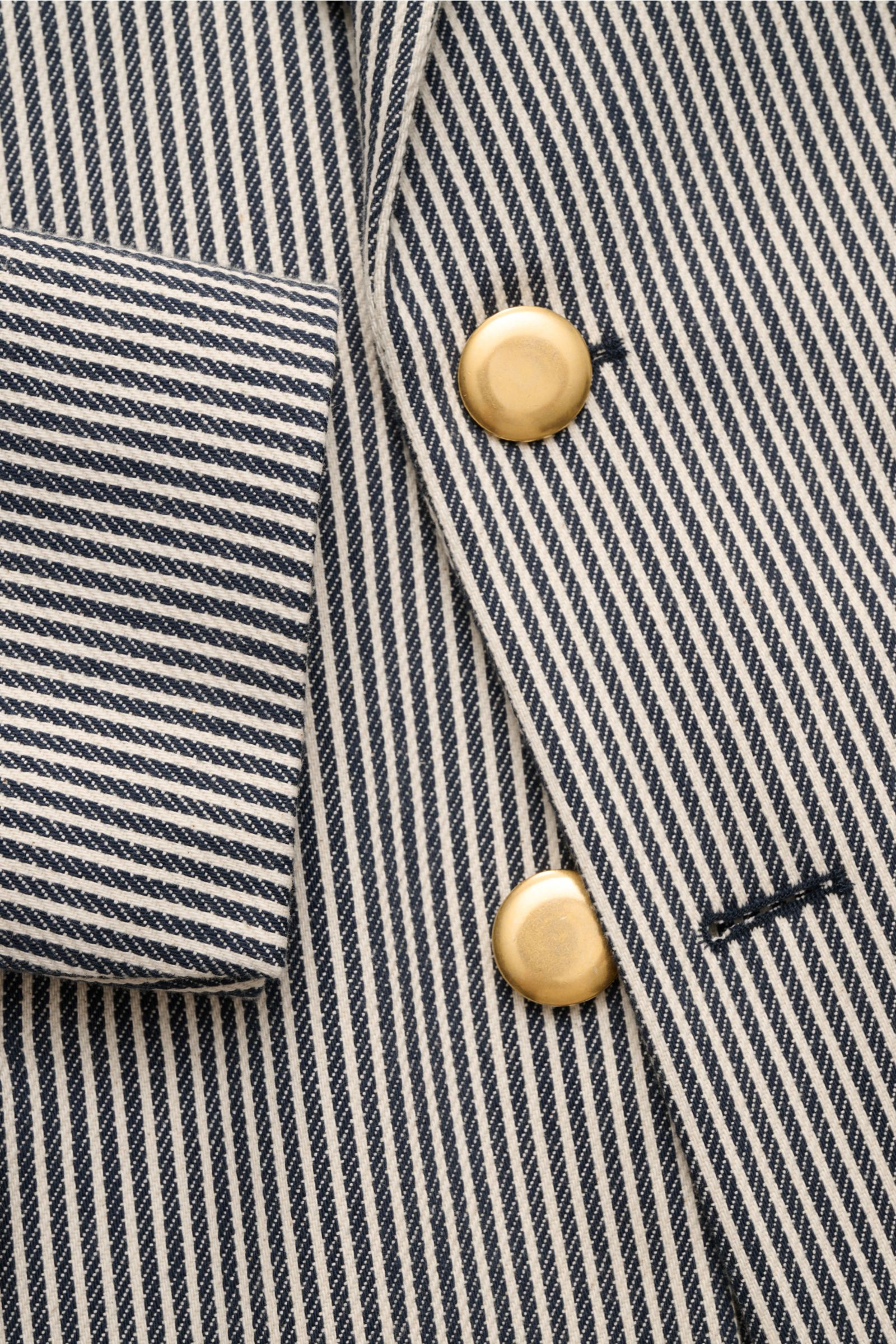 Doppiaa Sakko 'Aantilope' navy/offwhite gestreift