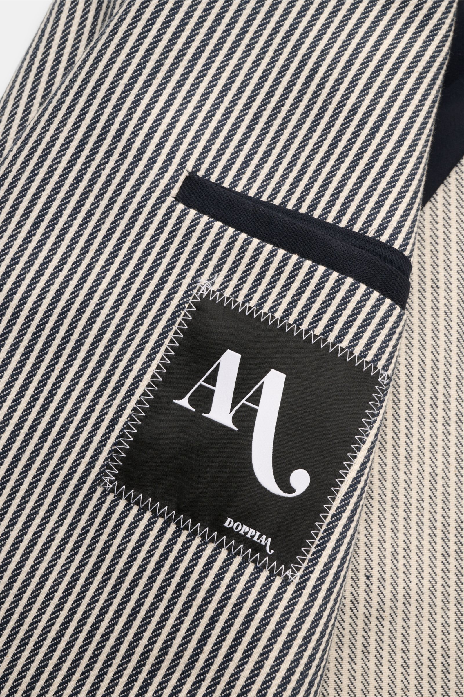 Doppiaa Sakko 'Aantilope' navy/offwhite gestreift