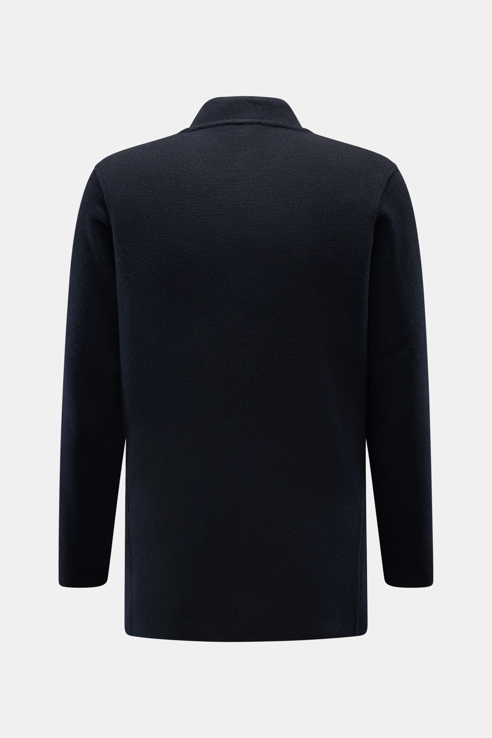 Emporio Armani Strickblazer 'Travel Essential' navy