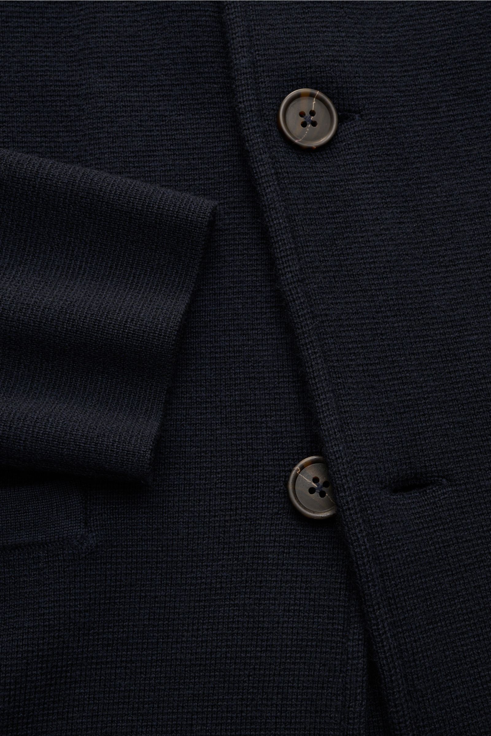 Emporio Armani Strickblazer 'Travel Essential' navy