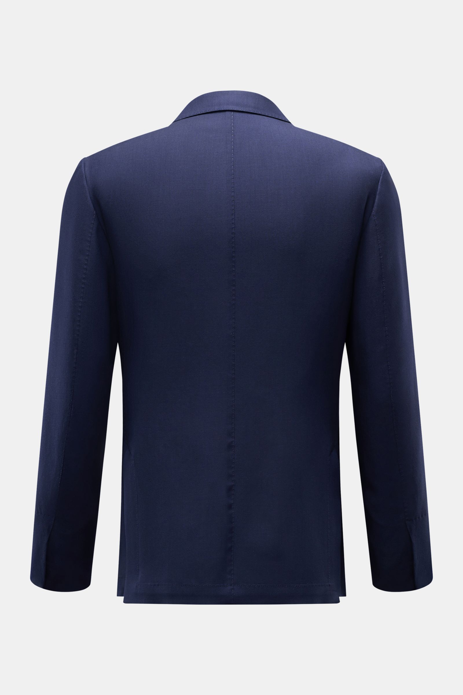 Rear view of Colombo Cashmere blazer navy, showcasing its slim fit, lightweight pure cashmere fabric, step lapel with pin, and side vents.

Description:  
Pure luxury from specialists COLOMBO: This lightweight blazer in super soft cashmere is the perfe
