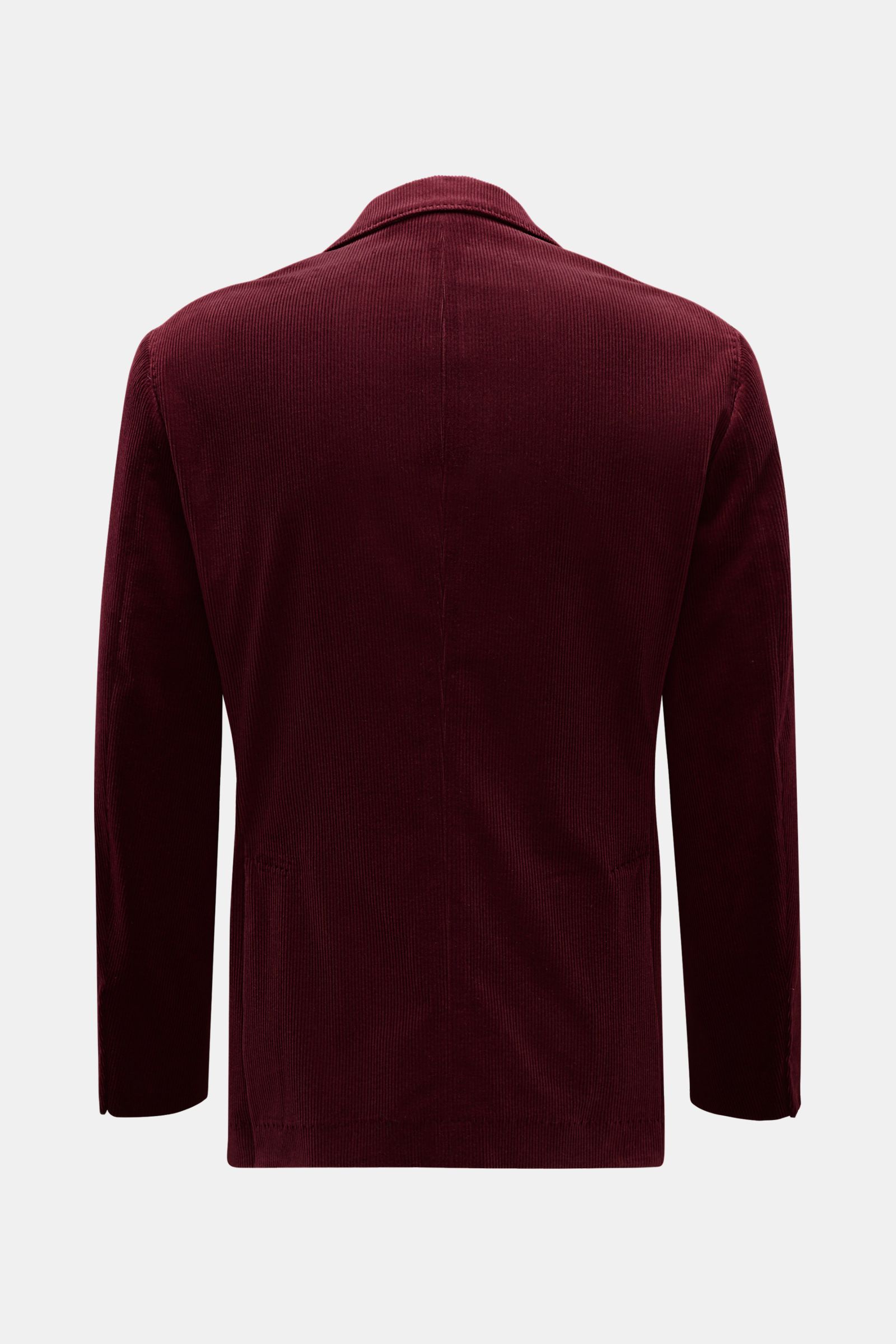 BRUNELLO CUCINELLI corduroy smart-casual jacket burgundy