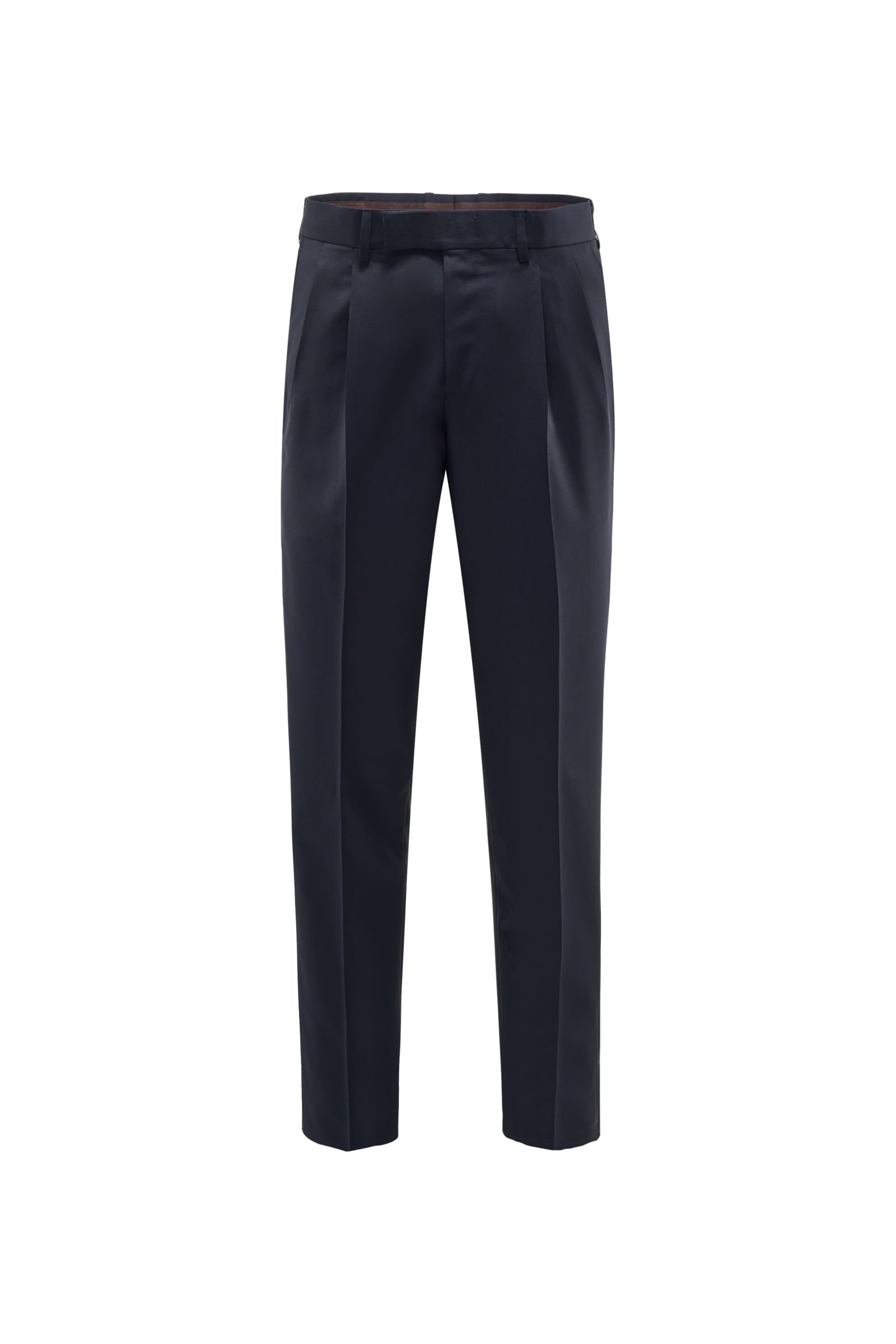 Reiss Haisley Wool Blend Tailored Trousers Navy at John Lewis  Partners