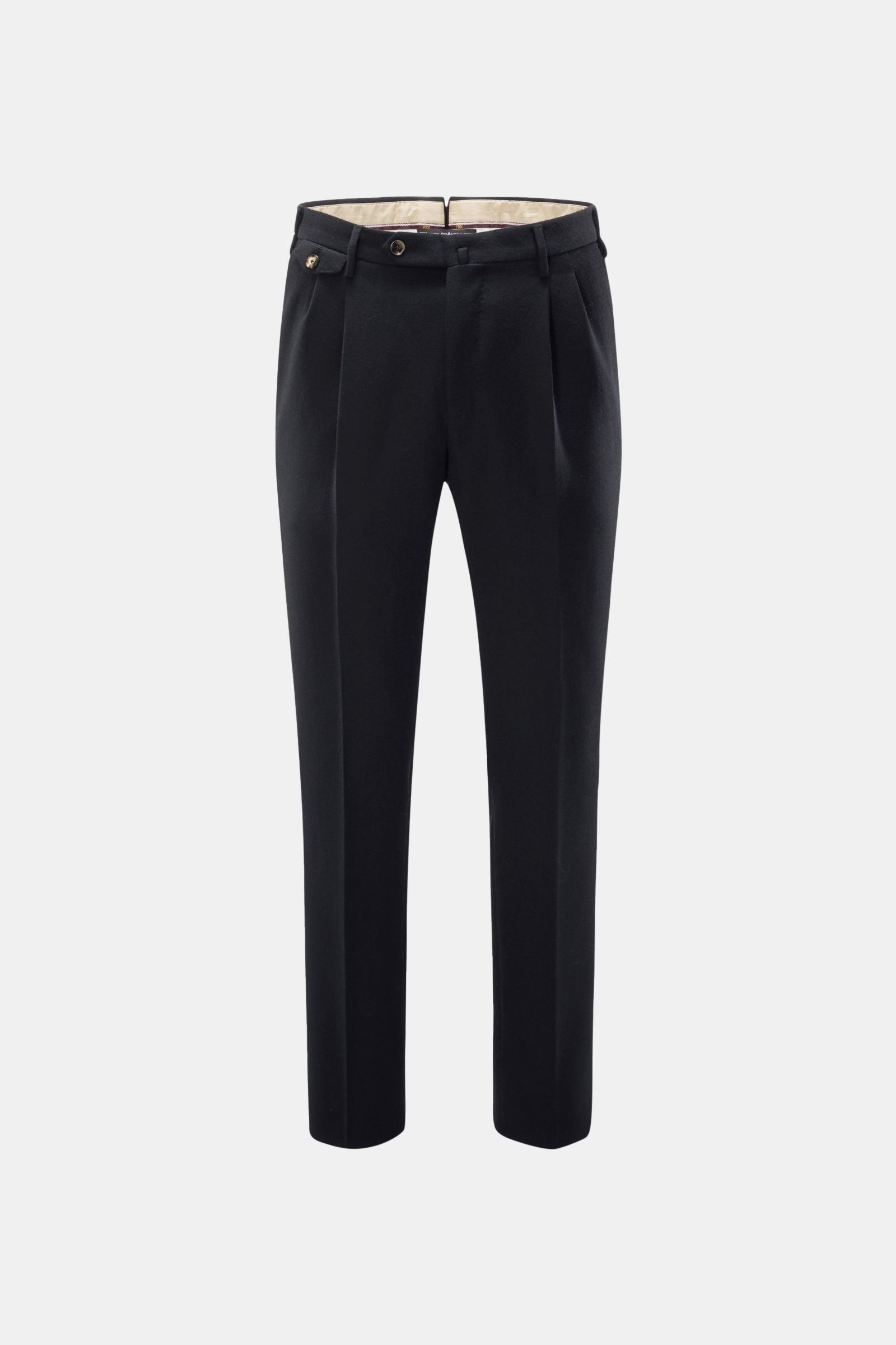 Wool trousers 'The Draper Gentleman Fit' black