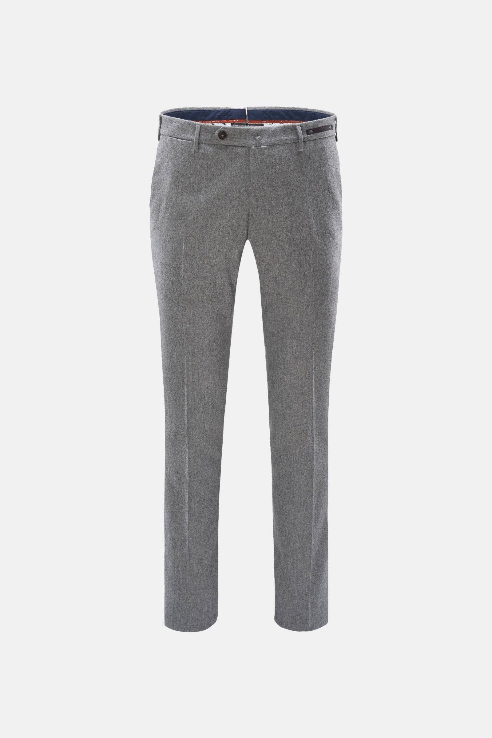 Wool trousers 'Evo Fit' light grey