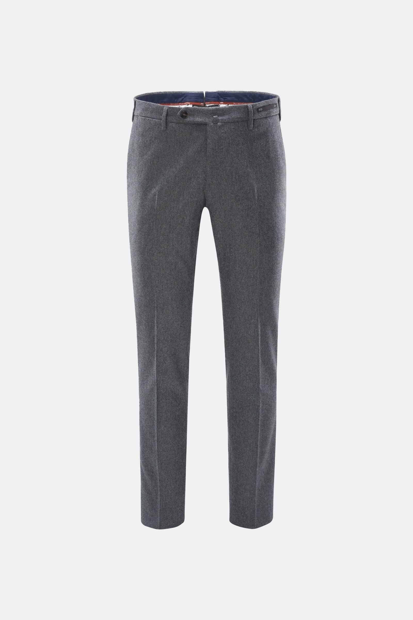 Wool trousers 'Evo Fit' grey
