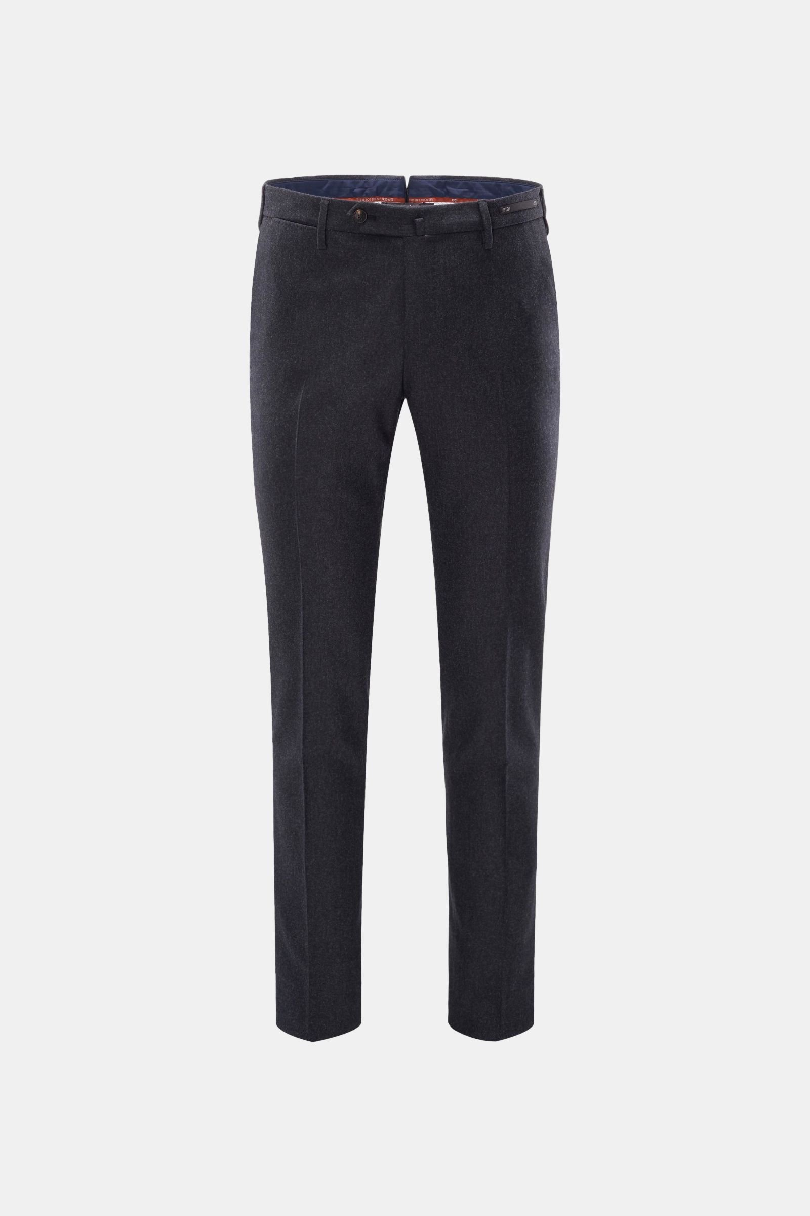 Wool trousers 'Evo Fit' anthracite
