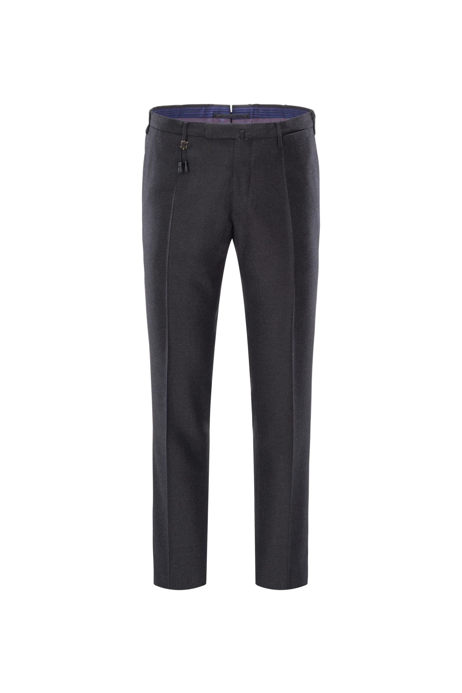 Wool trousers anthracite
