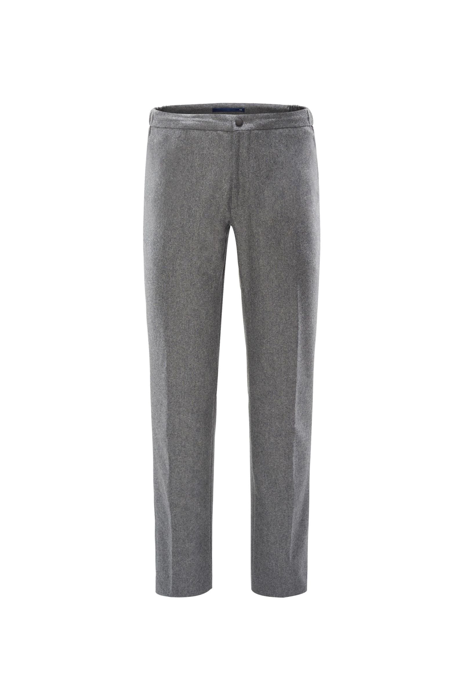 Wool jogger pants grey
