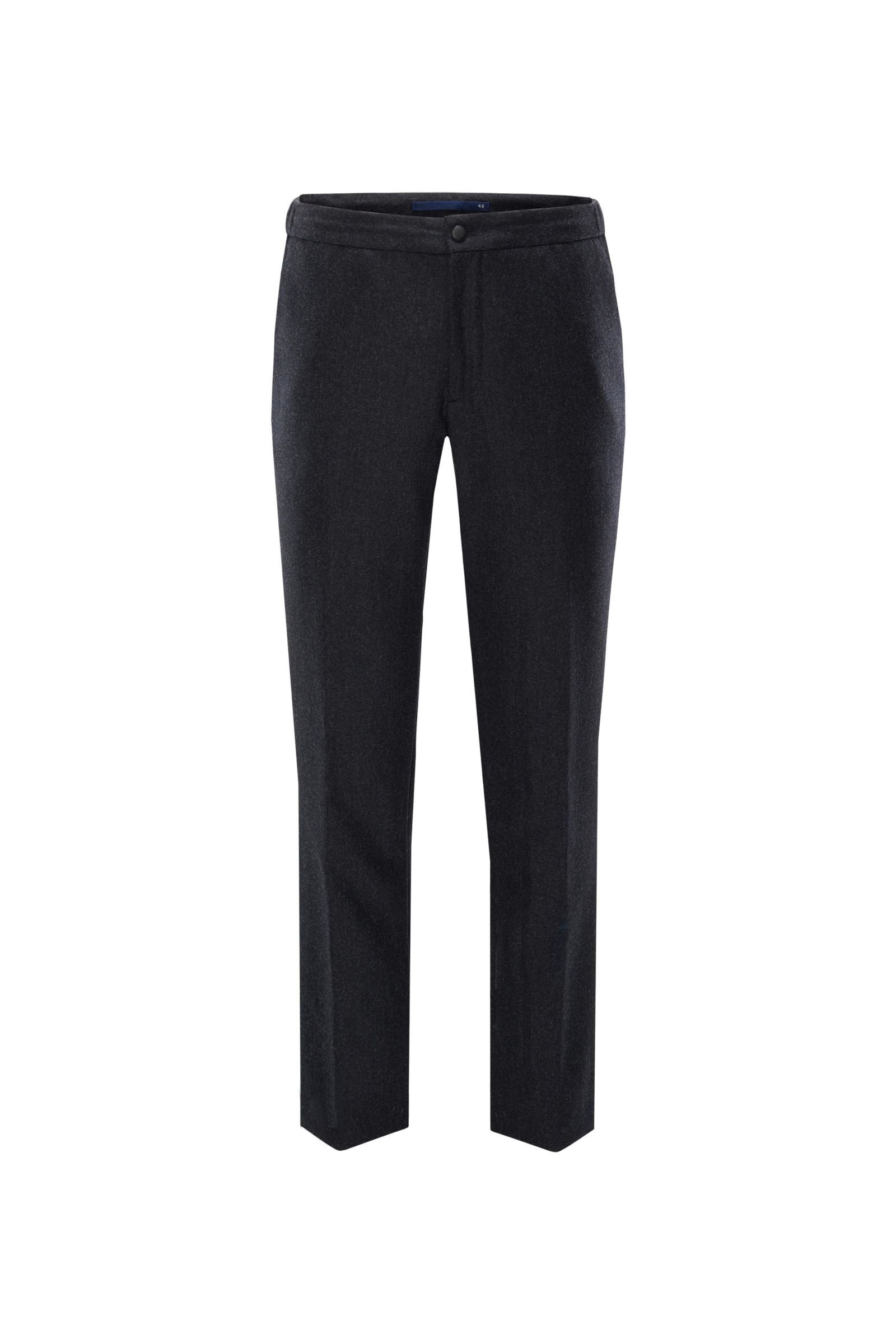 Wool jogger pants anthracite