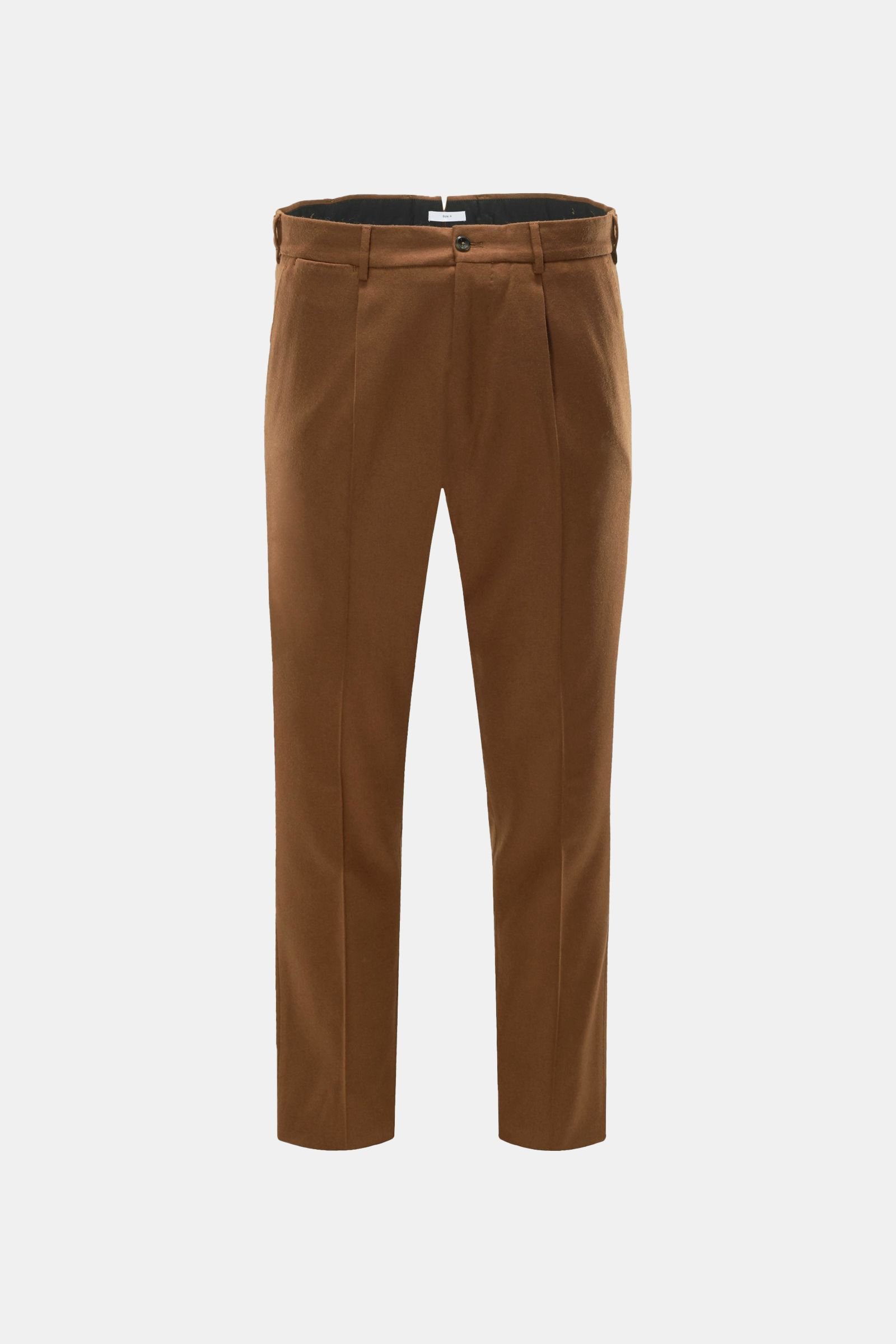 Wool trousers 'Style N' brown