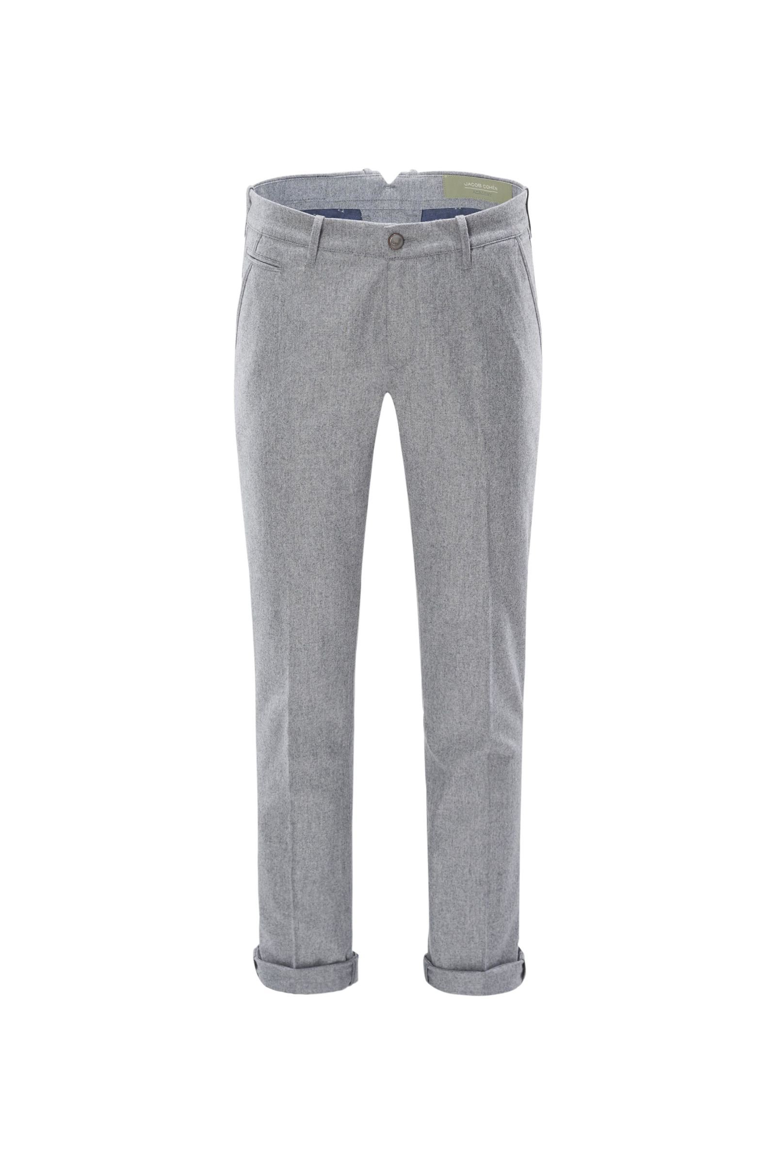 Wool trousers 'Bobby Wool' light grey