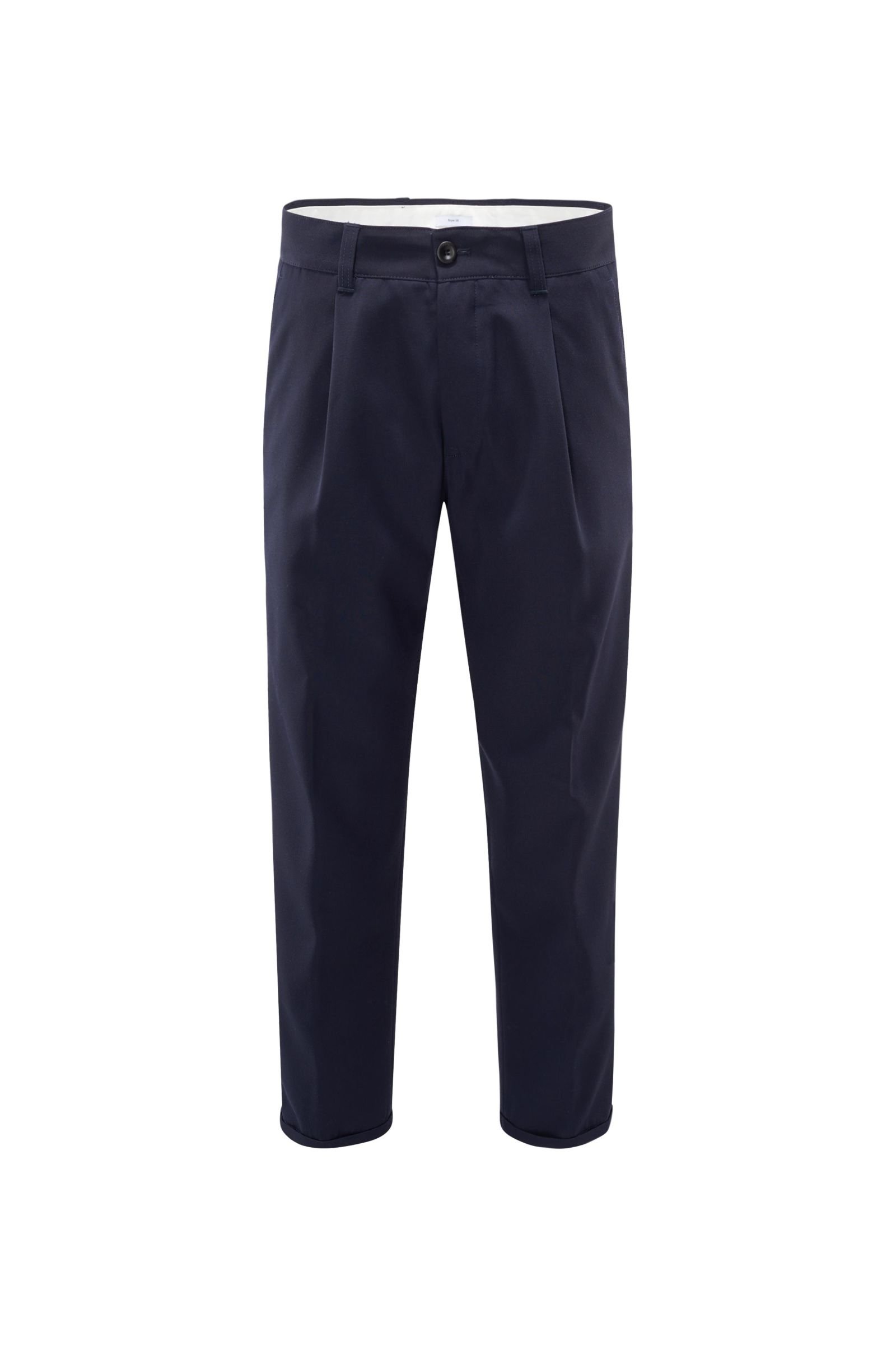 Wool trousers 'Style 05' navy