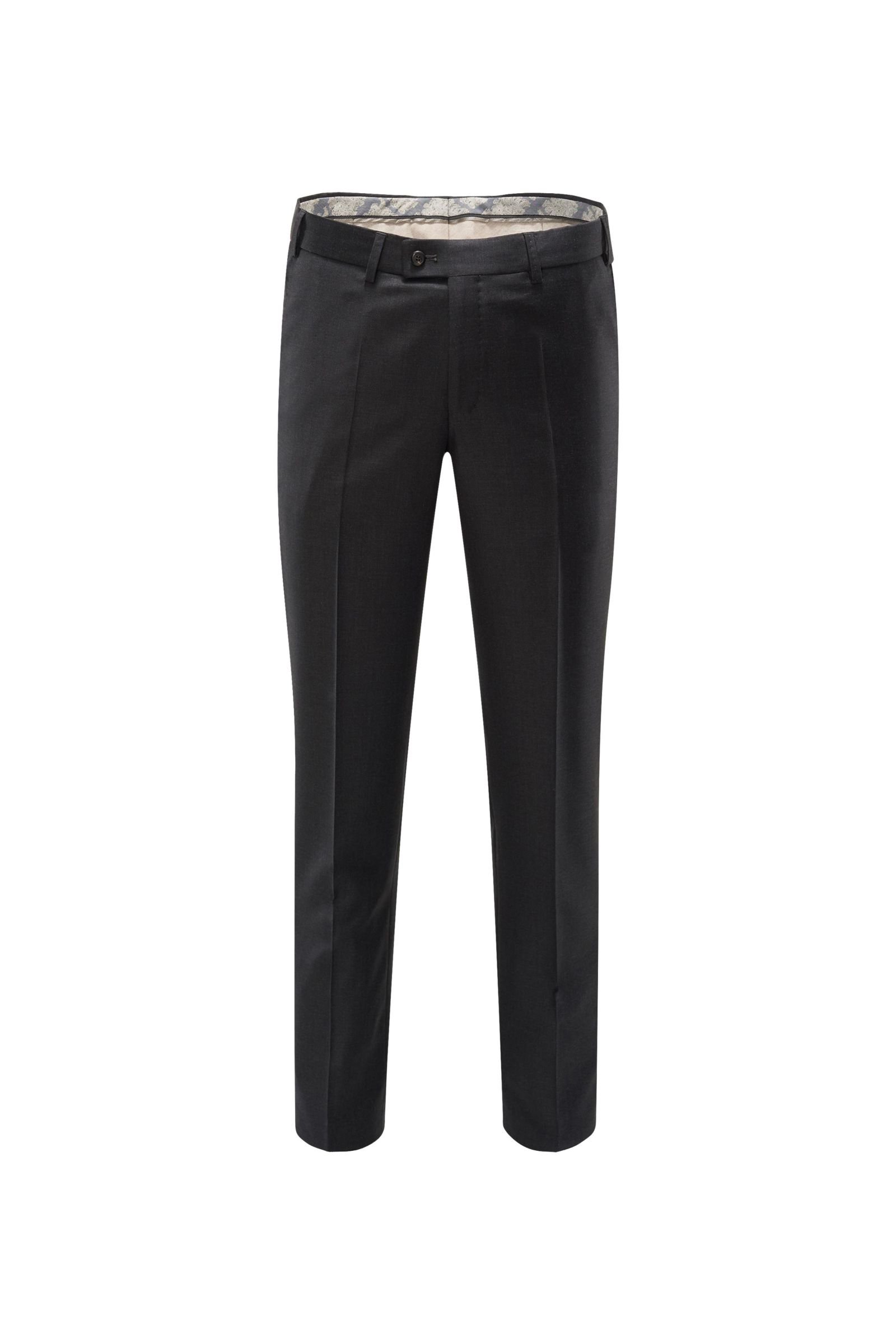 Wool trousers 'Piacenza' anthracite