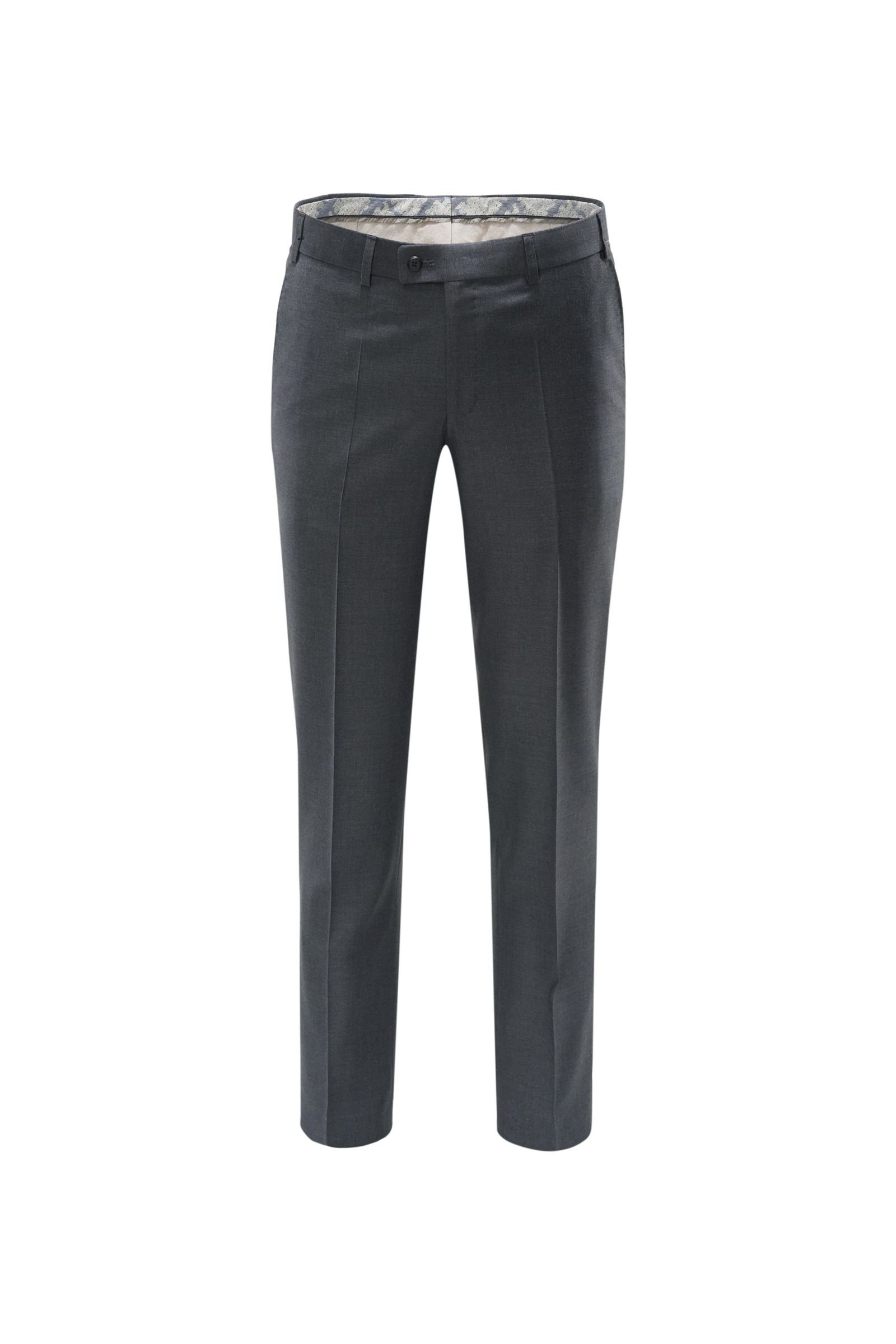 Wool trousers 'Piacenza' anthracite