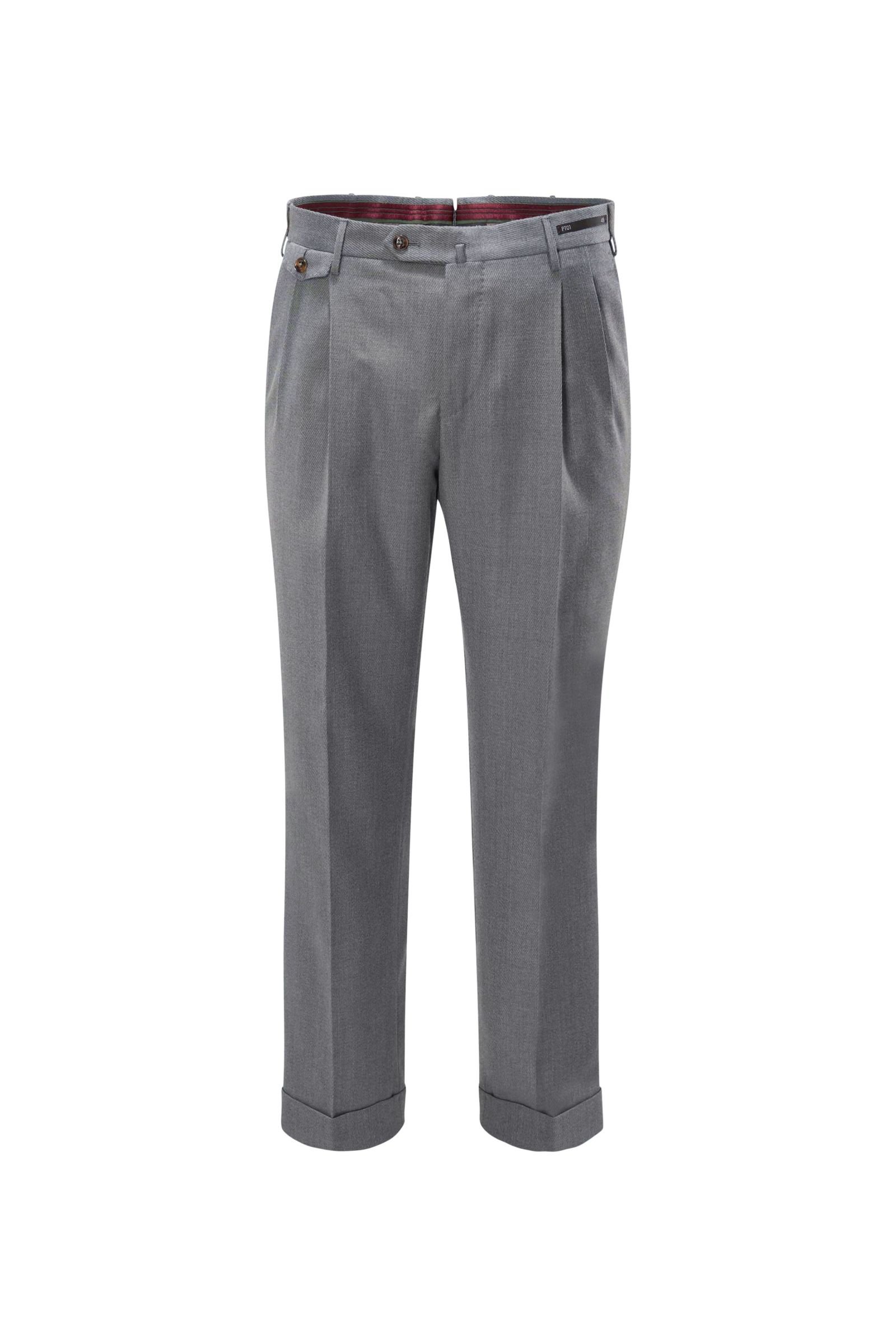 Wool trousers 'Gentleman Fit' grey