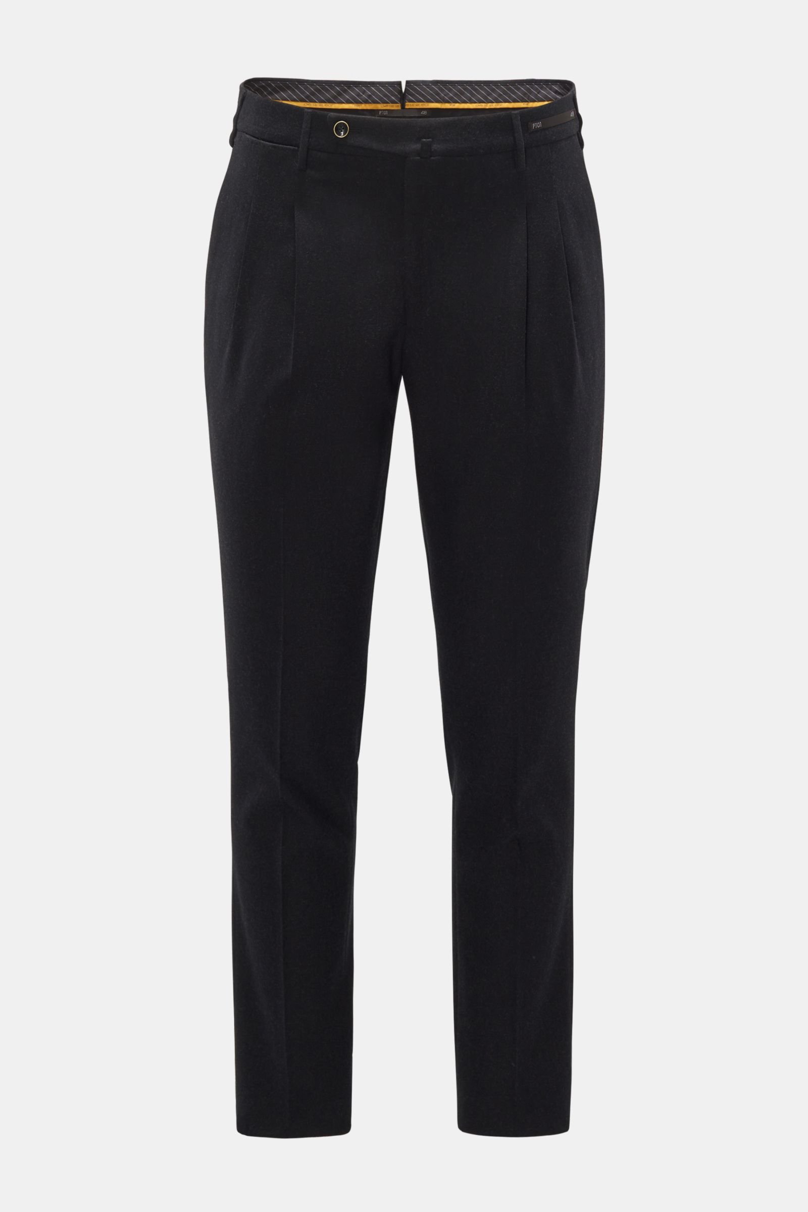 Wool trousers 'Preppy Fit' anthracite