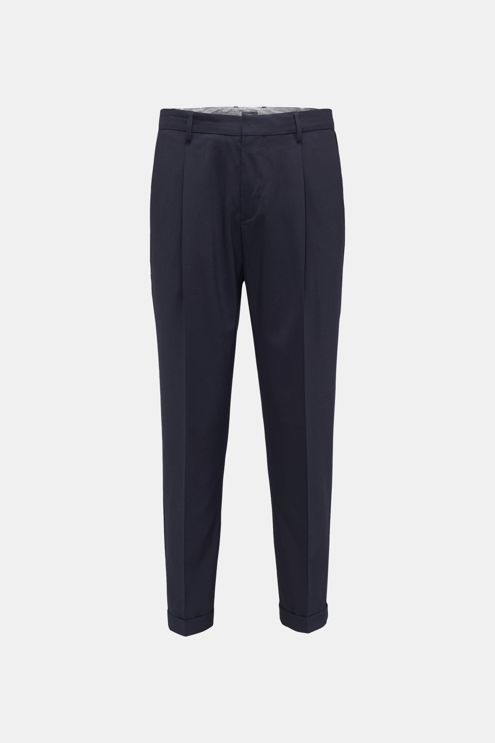 Wool trousers navy