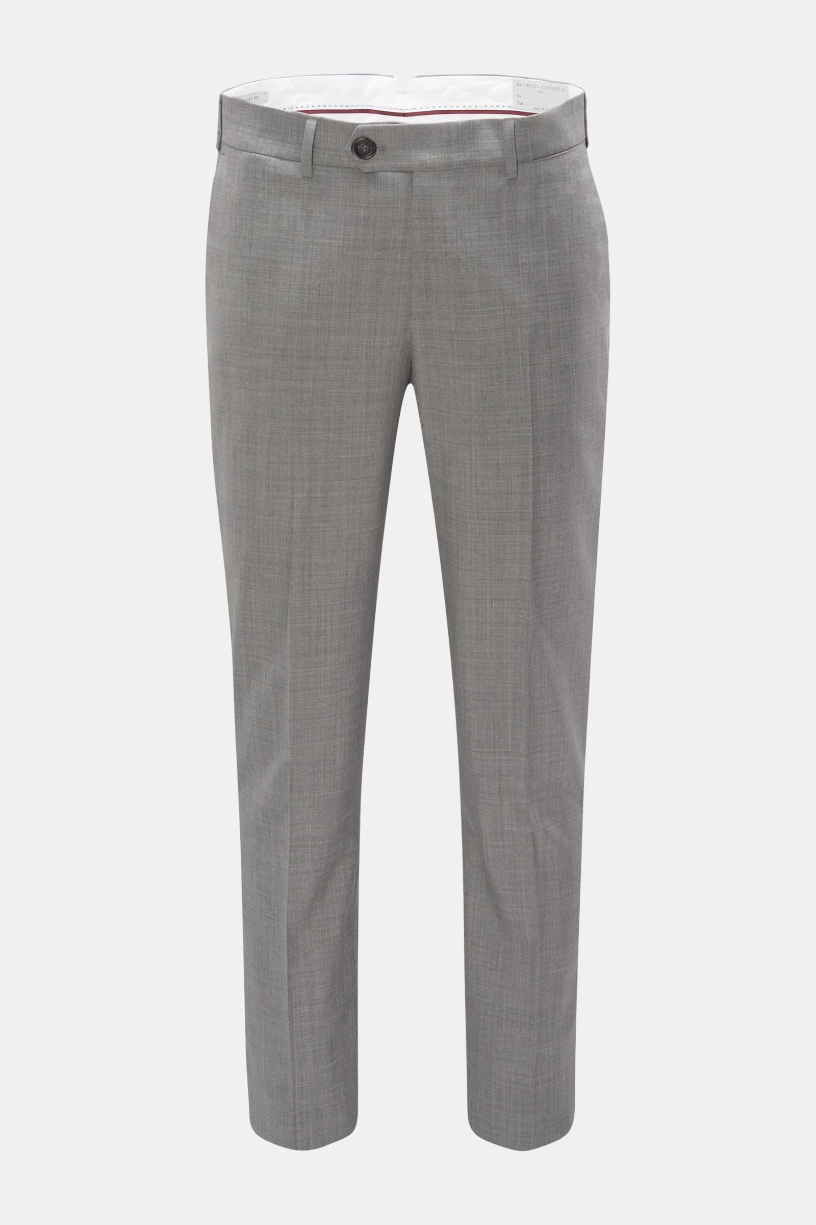 Wool trousers 'Italian Fit' grey