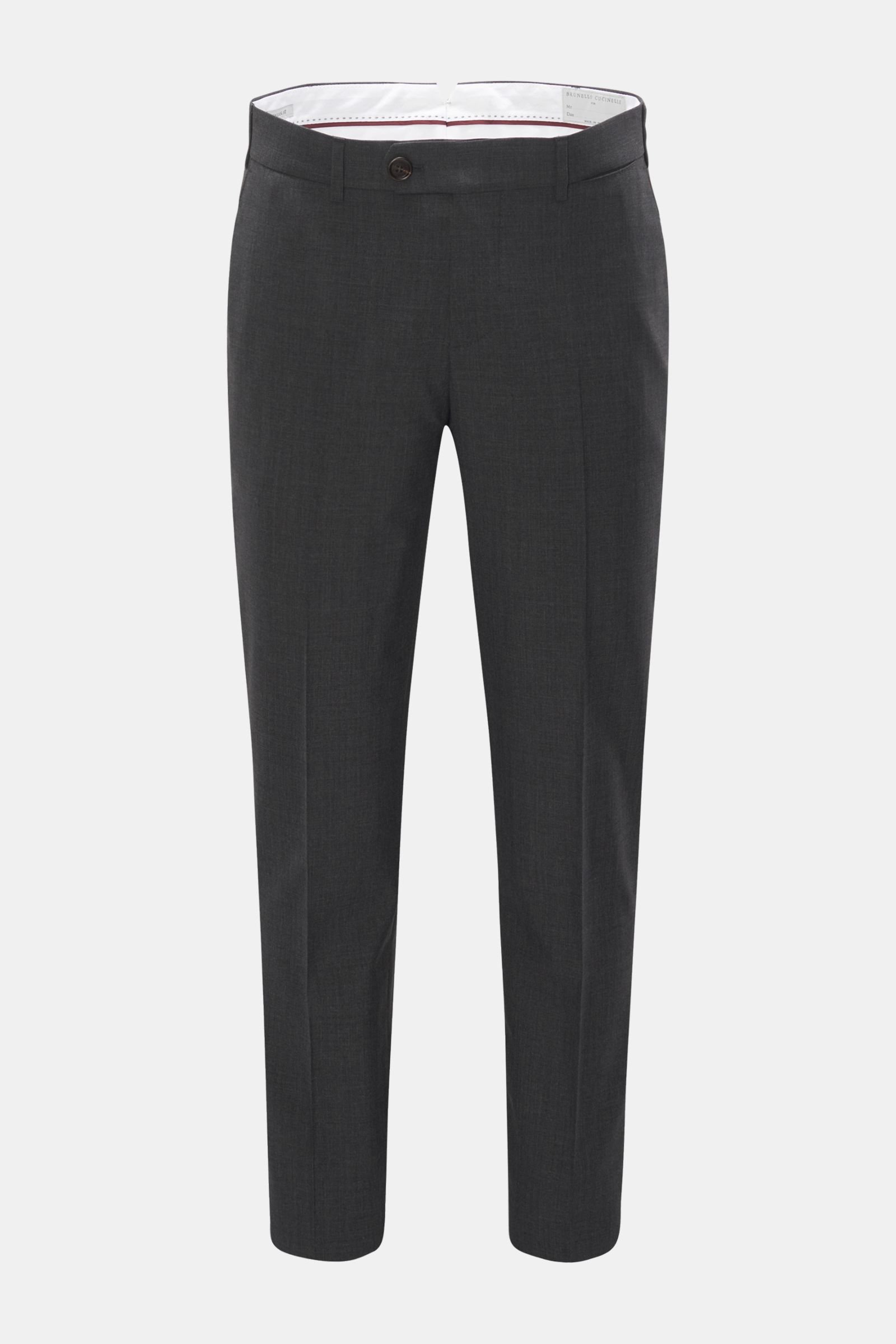 Wool trousers 'Italian Fit' anthracite