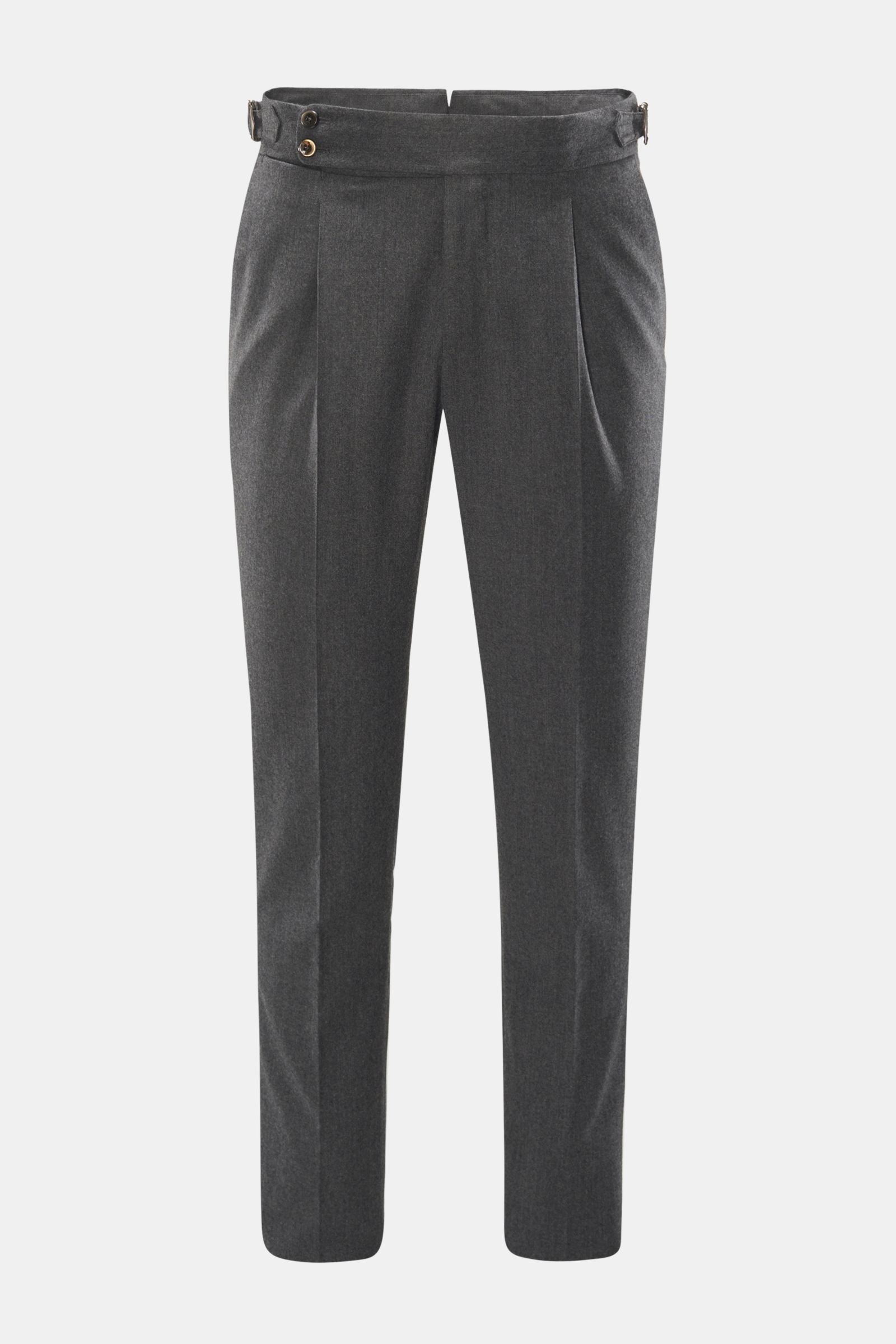 Wool trousers 'Gentleman Fit' dark grey