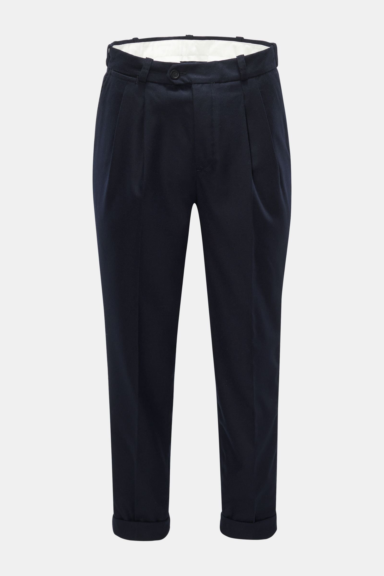 Wool trousers 'The Reporter' navy