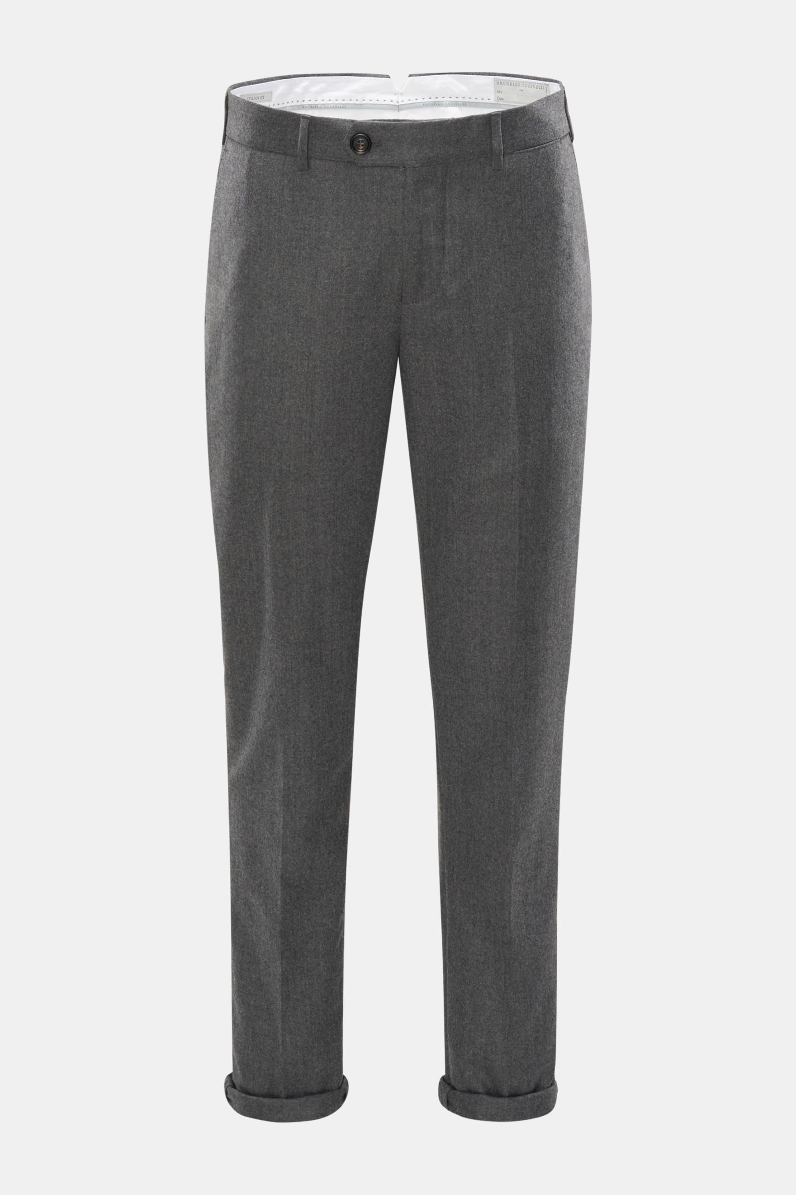 Wool trousers 'Italian Fit' grey