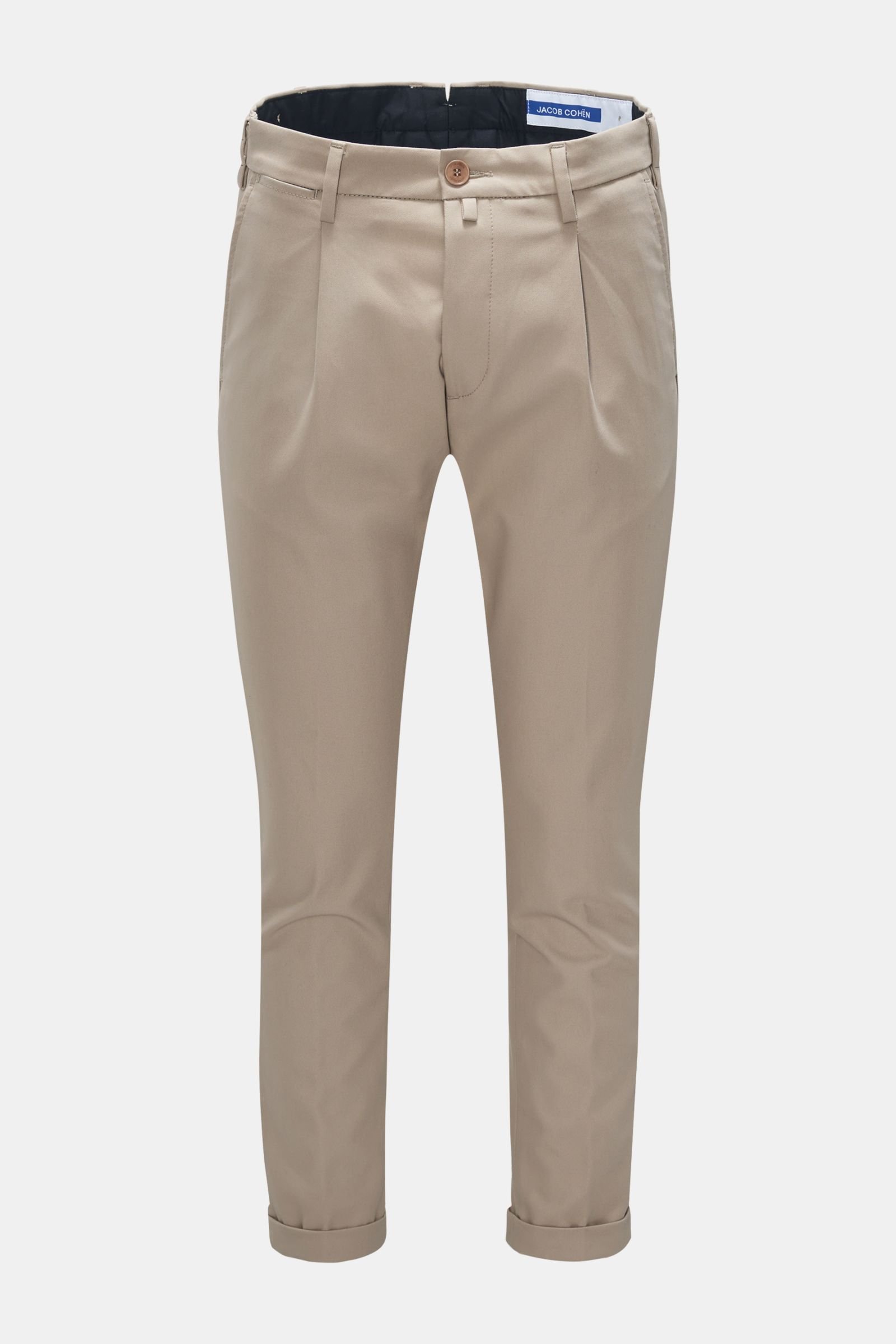 Cotton trousers 'Henry' beige