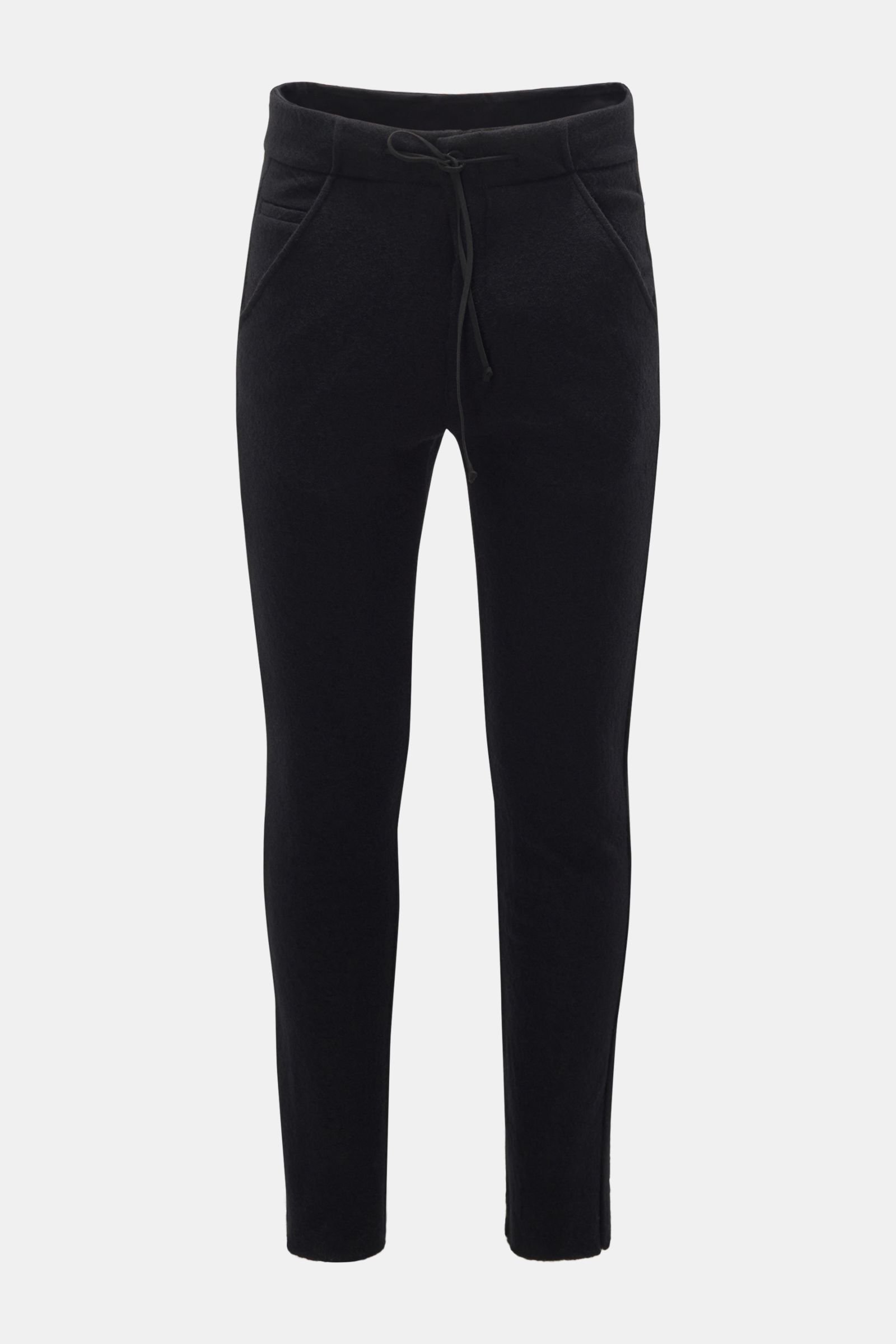 Wool jogger pants 'tre21mens.502' black