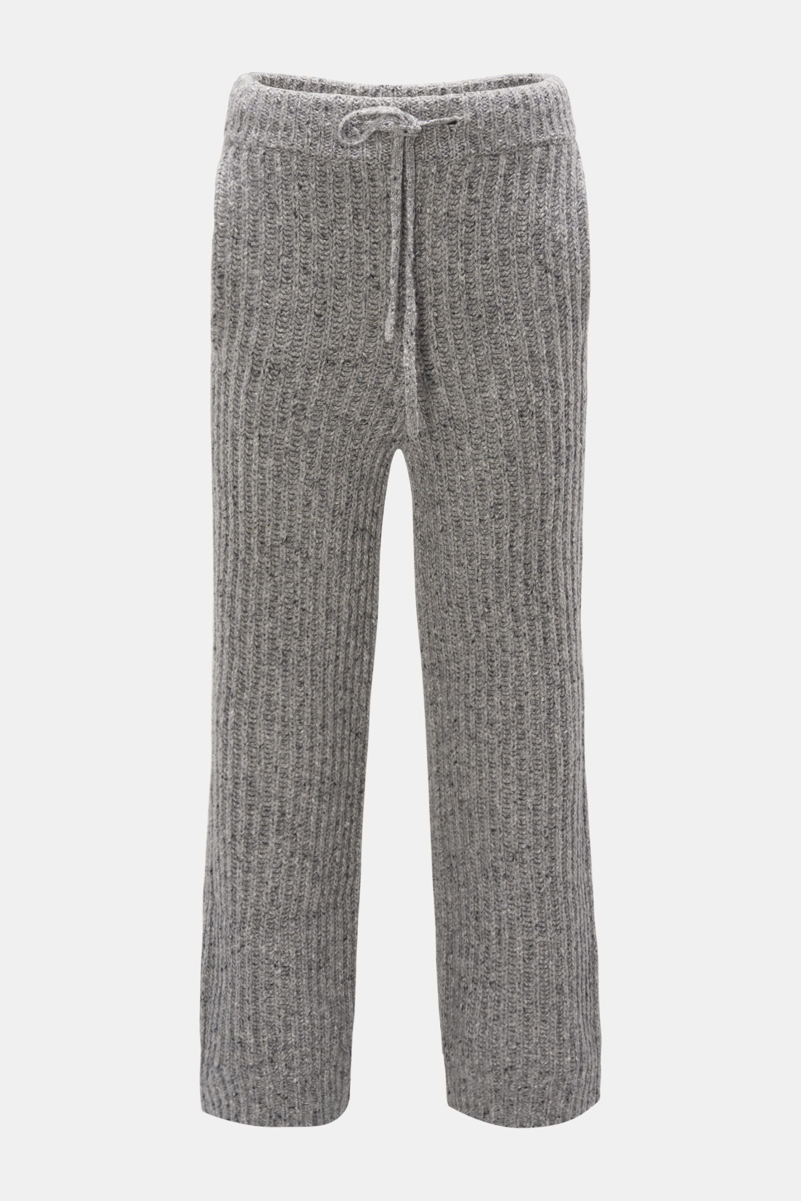 Knit jogger pants grey 