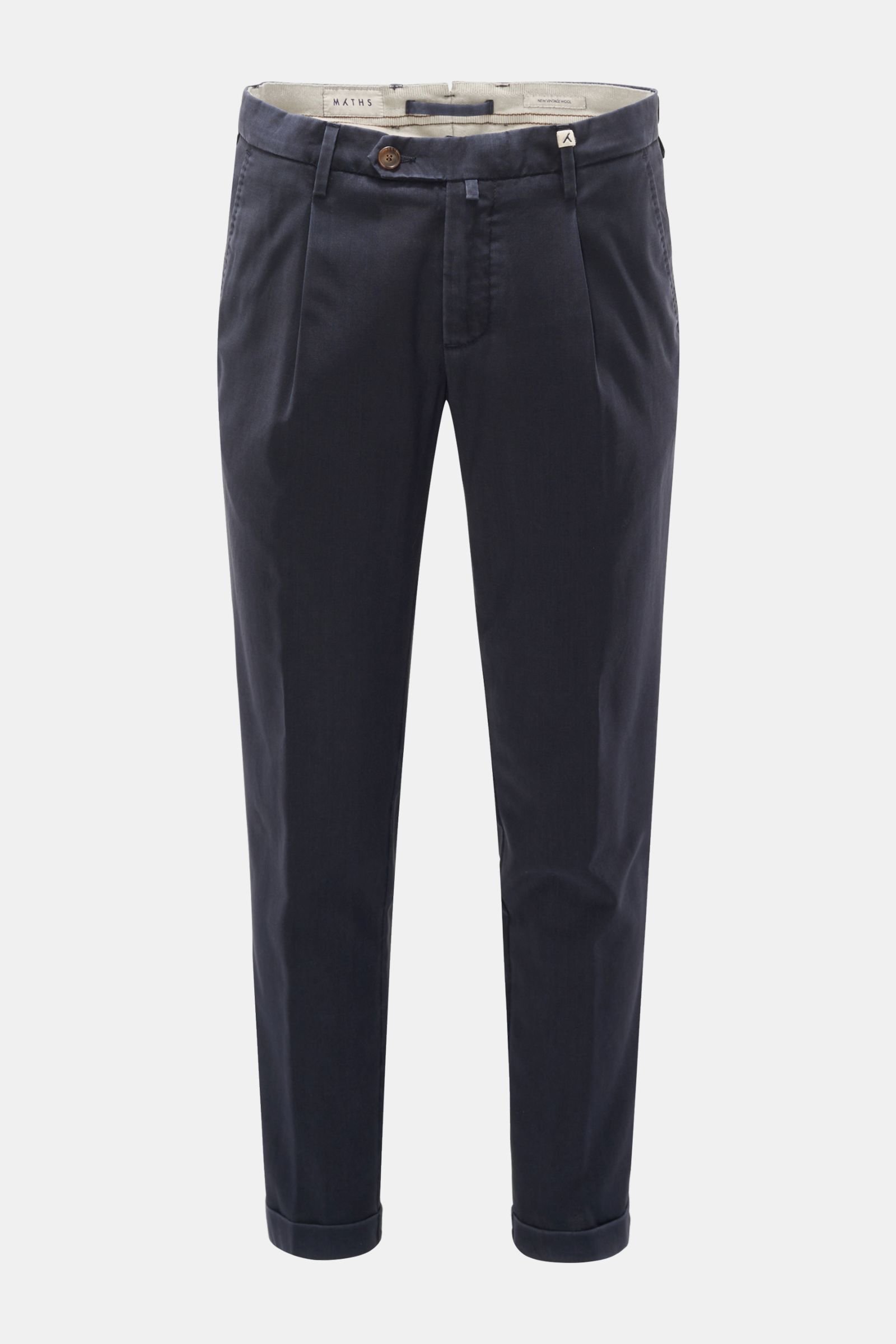 Wool trousers navy