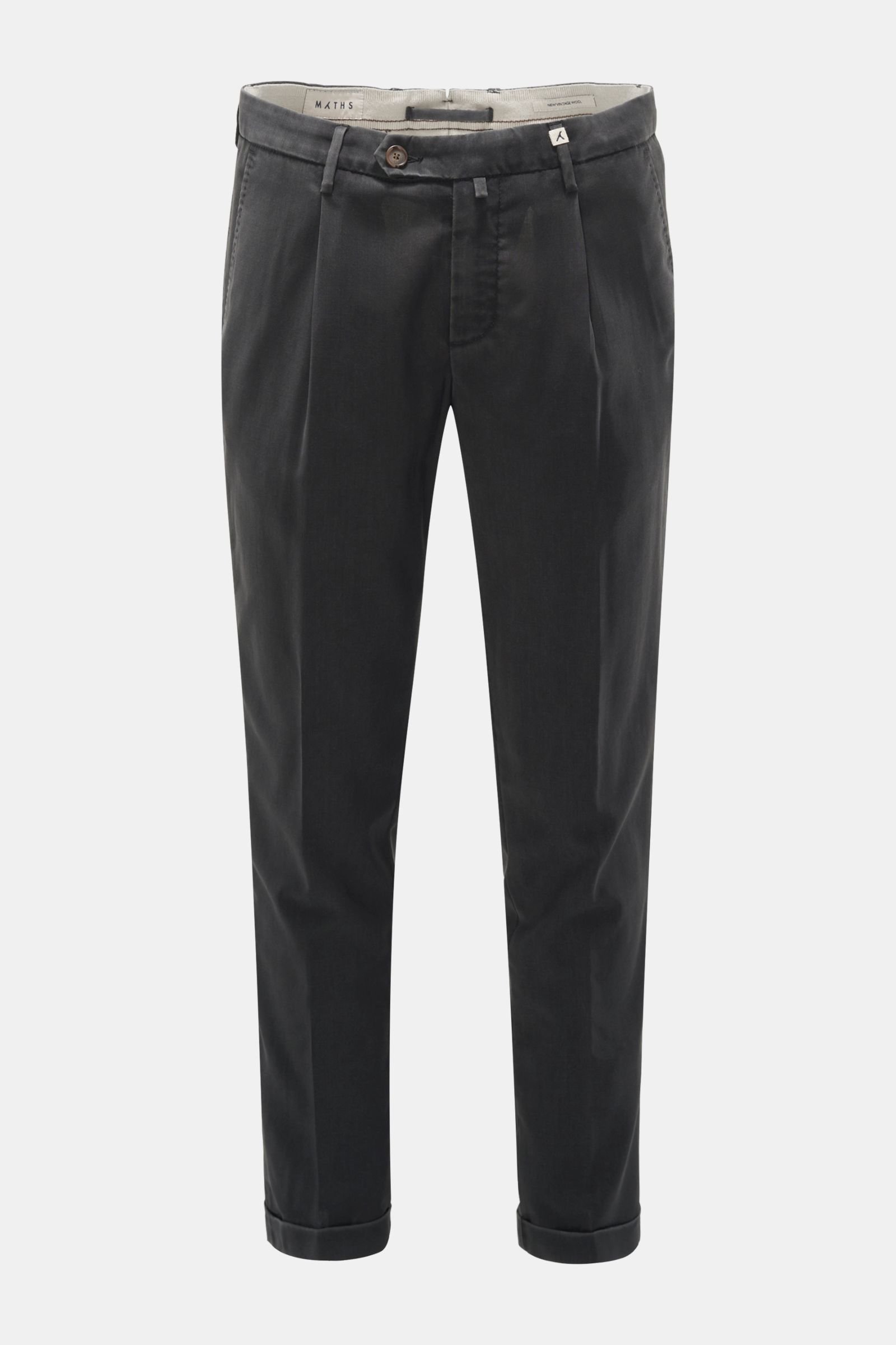 Wool trousers anthracite
