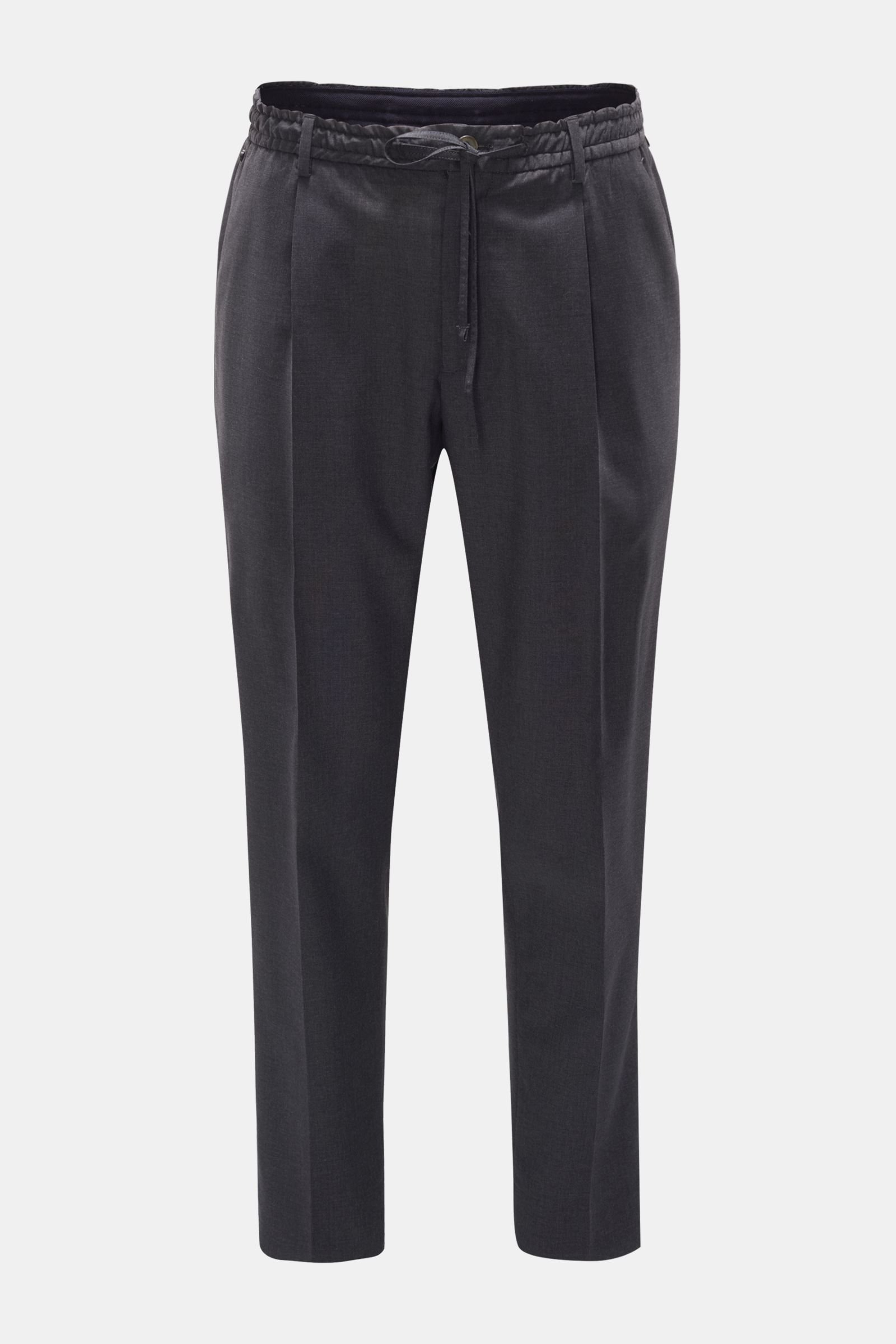 Wool jogger pants 'New Paul' anthracite