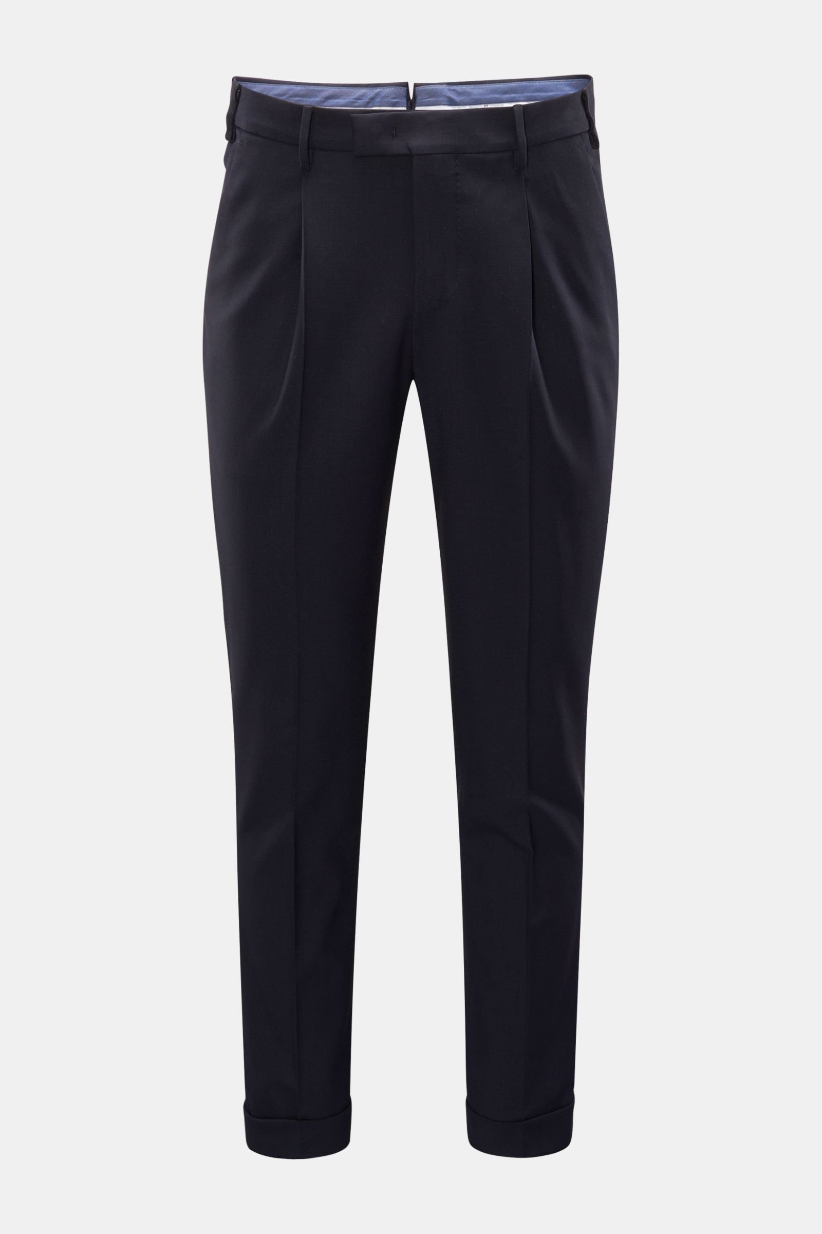 Cotton trousers 'Master Fit' navy