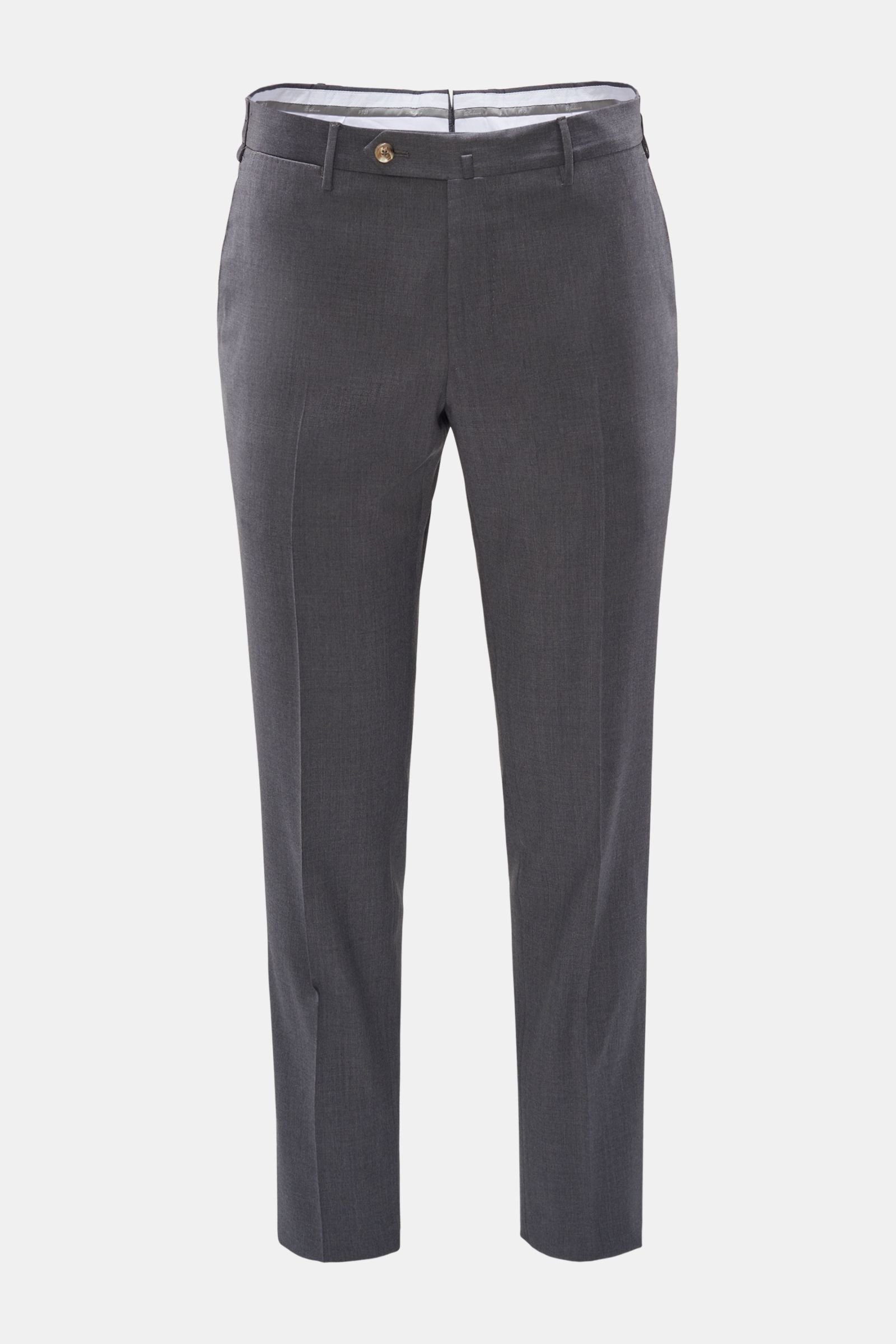Wool trousers 'Slim Fit' dark grey 