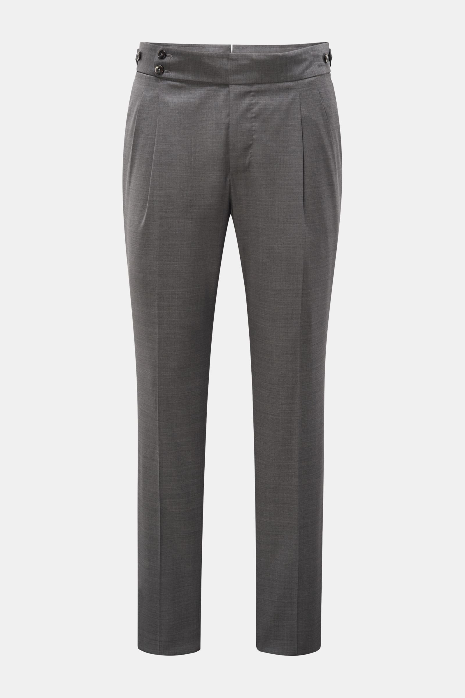 Wool trousers 'Gentleman Fit' dark grey