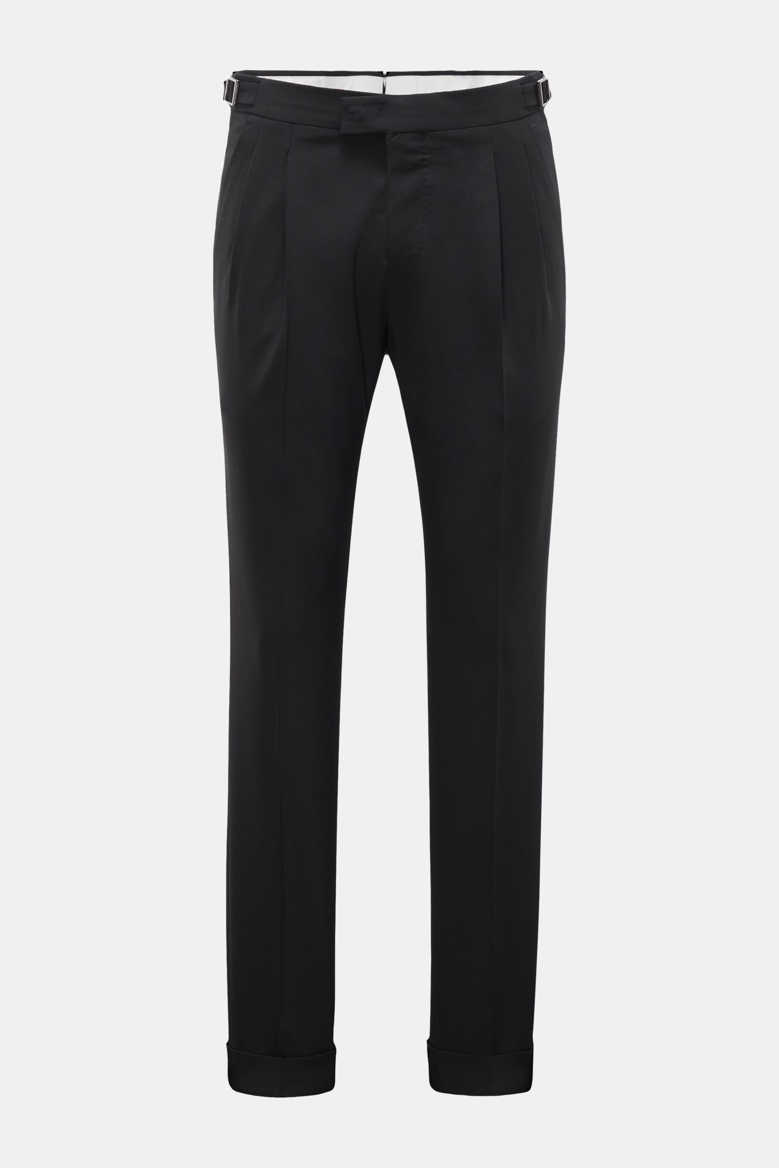 Wool trousers 'Master Fit' black