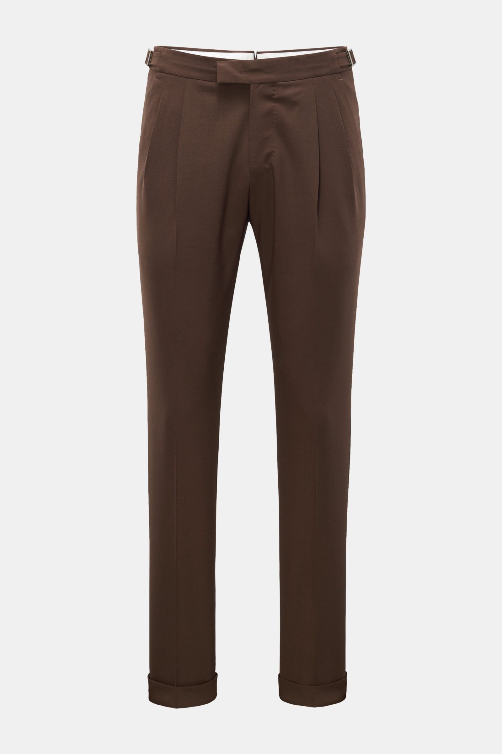 Wool trousers 'Master Fit' brown