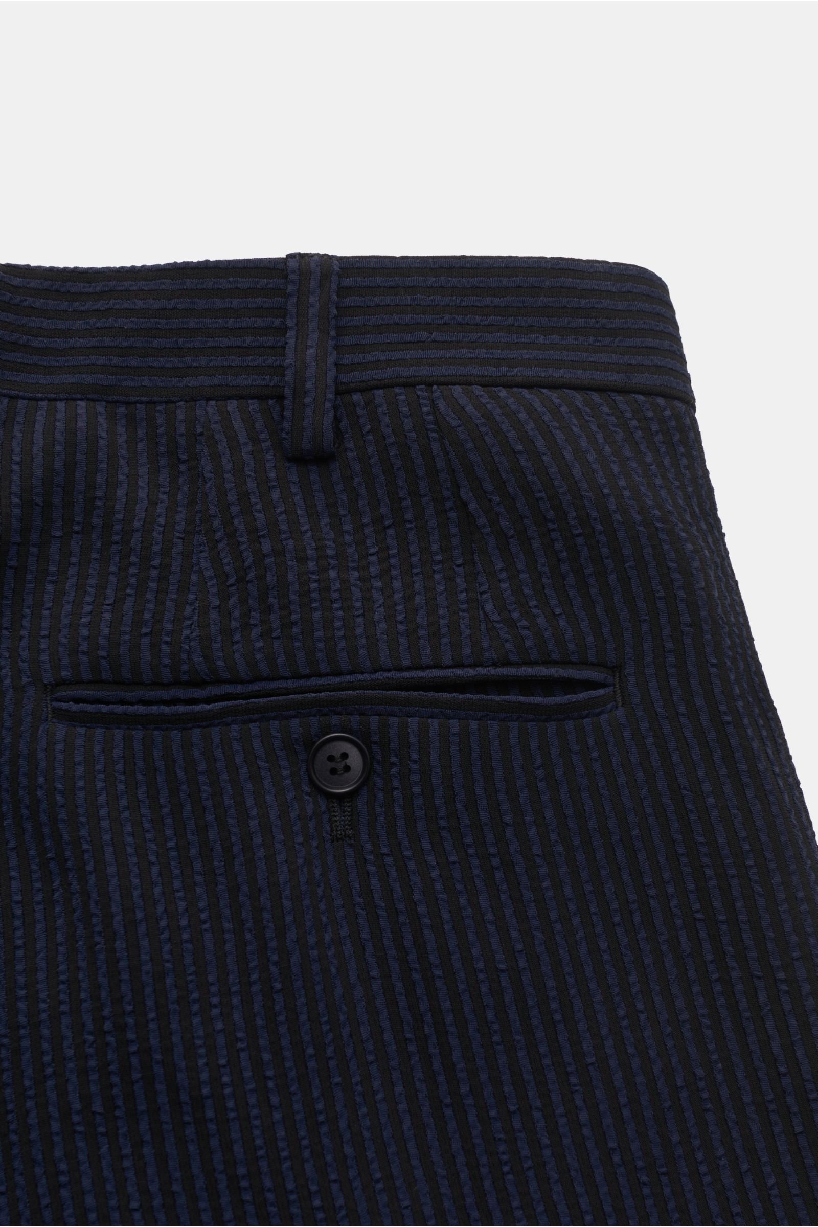 Buy Armani Exchange Black Regular Fit Flat Front Trousers for Men Online   Tata CLiQ Luxury