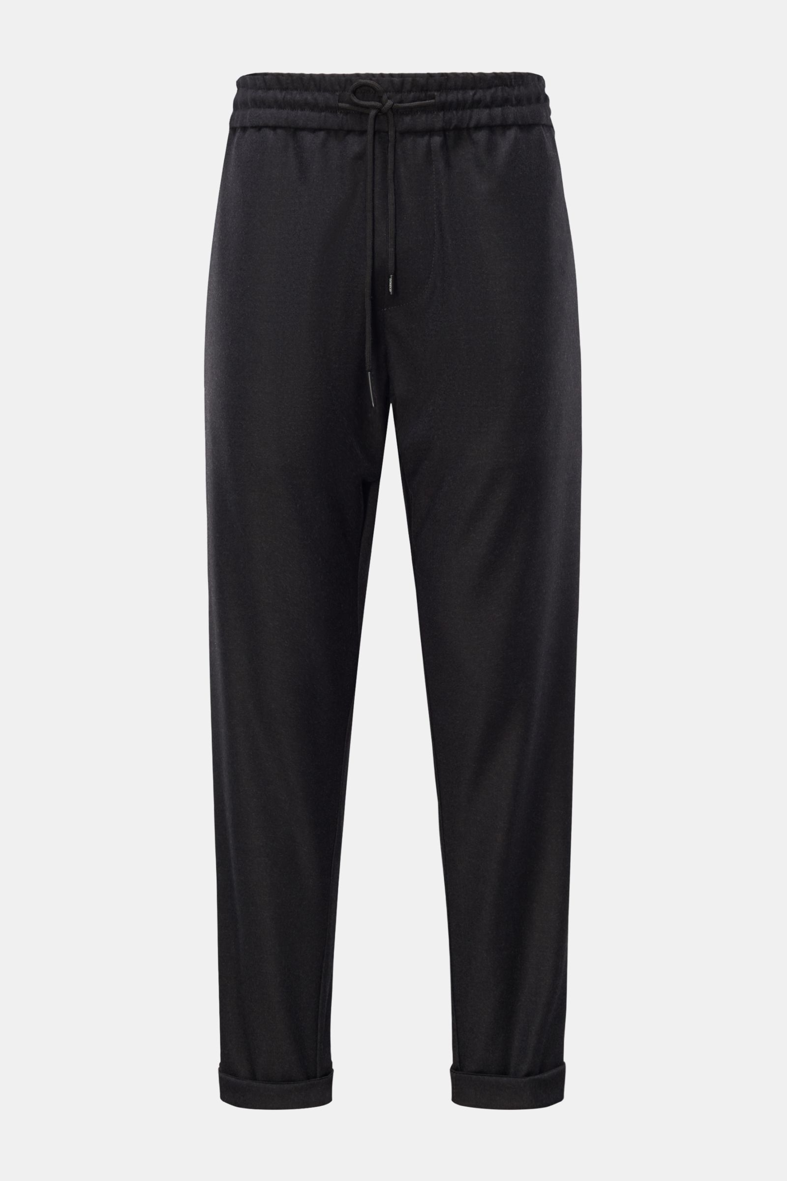 Dondup Wool jogger pants 'Yuri' anthracite