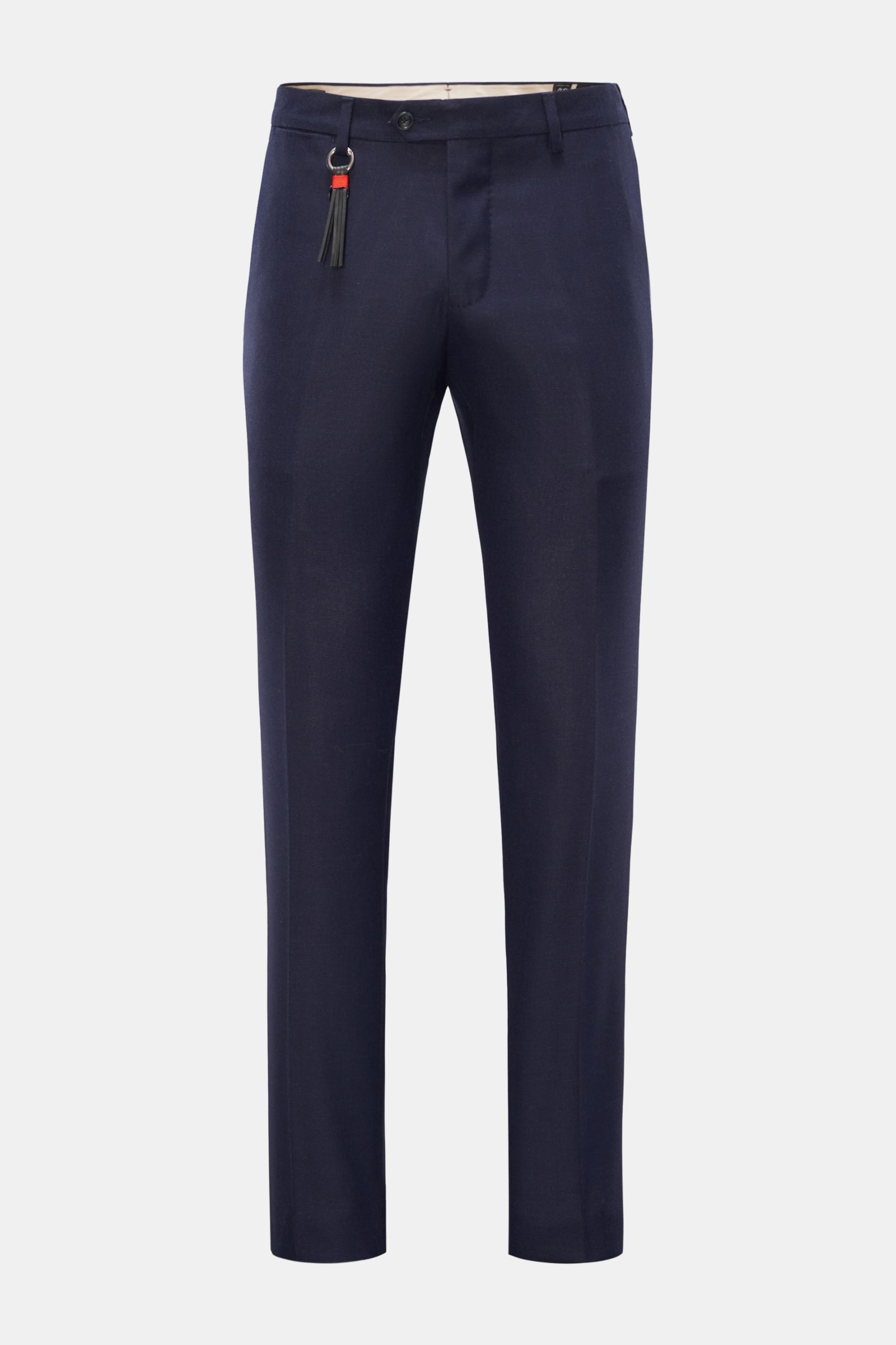 Marco Pescarolo Wollhose 'Slim 80' navy